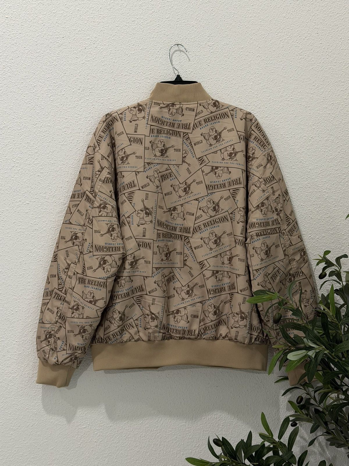 True Religion TRUE RELIGION Aviation Series AOP Bomber Jacket Large NWT Size US L / EU 52-54 / 3 - 8 Thumbnail