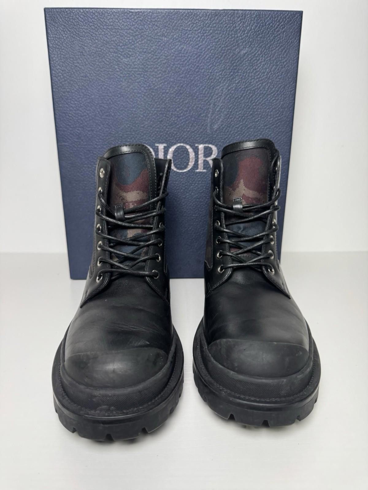 Dior Dior Camo Mesh Combat Boots Black SZ 43 Men’s – With Box Size US 10 / EU 43 - 2 Thumbnail