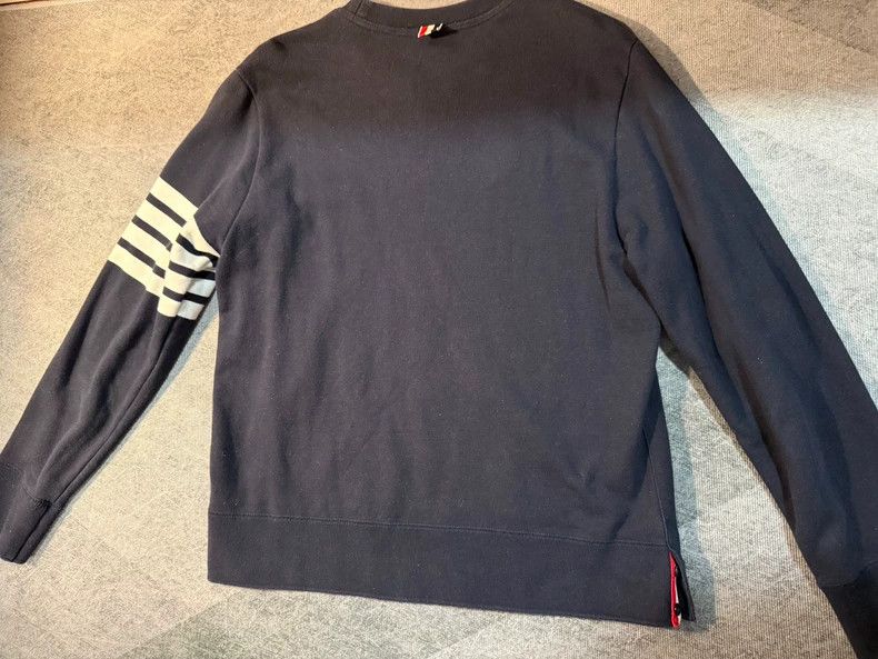 Thom Browne Thom Browne Round neck hoodie Size US XL / EU 56 / 4 - 2 Thumbnail