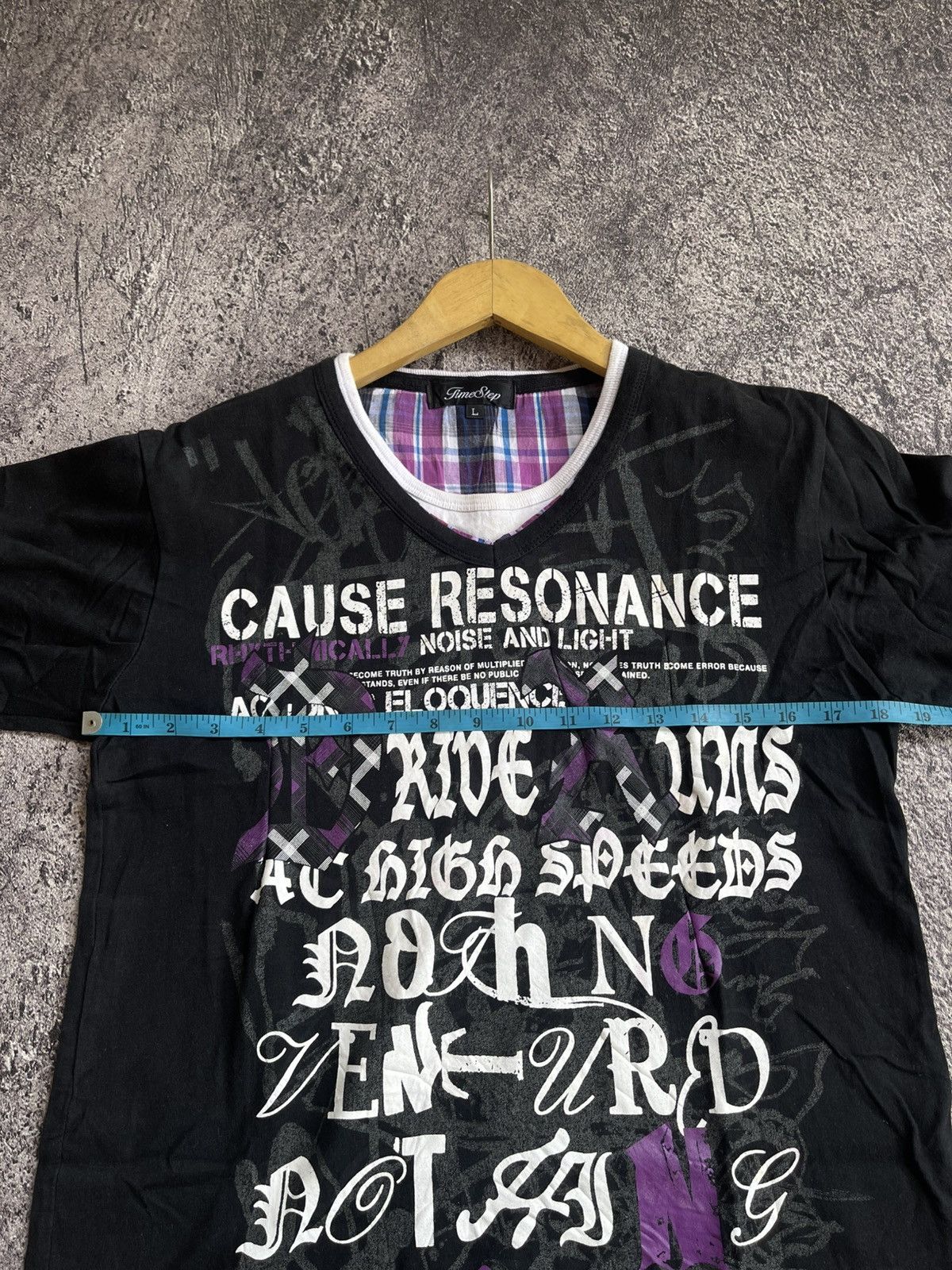 If Six Was Nine × Japanese Brand Y2k Time step double layer tshirt Size US L / EU 52-54 / 3 - 8 Thumbnail