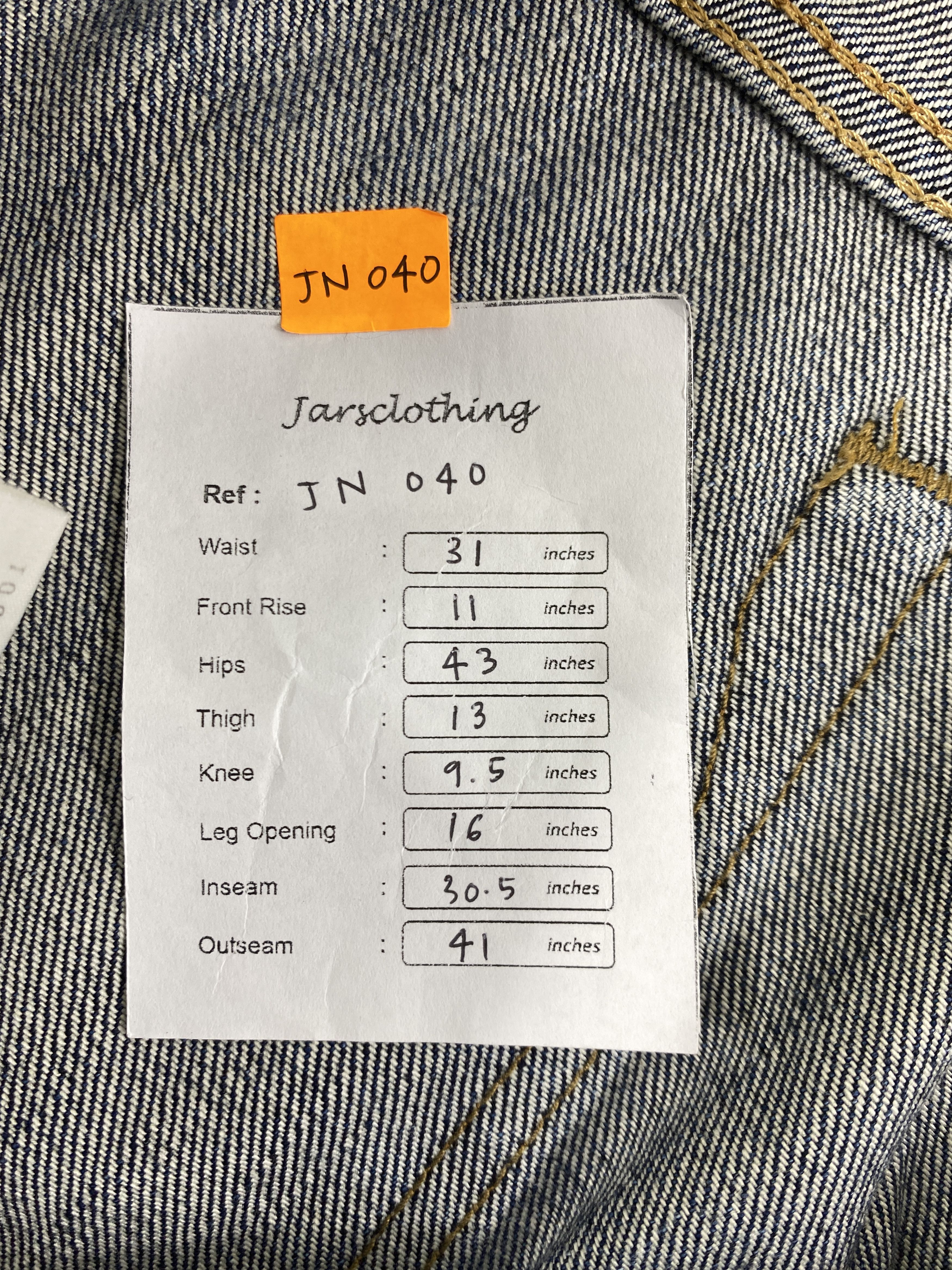 Edwin Edwin Japan Distressed Jeans 31x30.5 -JN040 Size US 31 - 8 Thumbnail