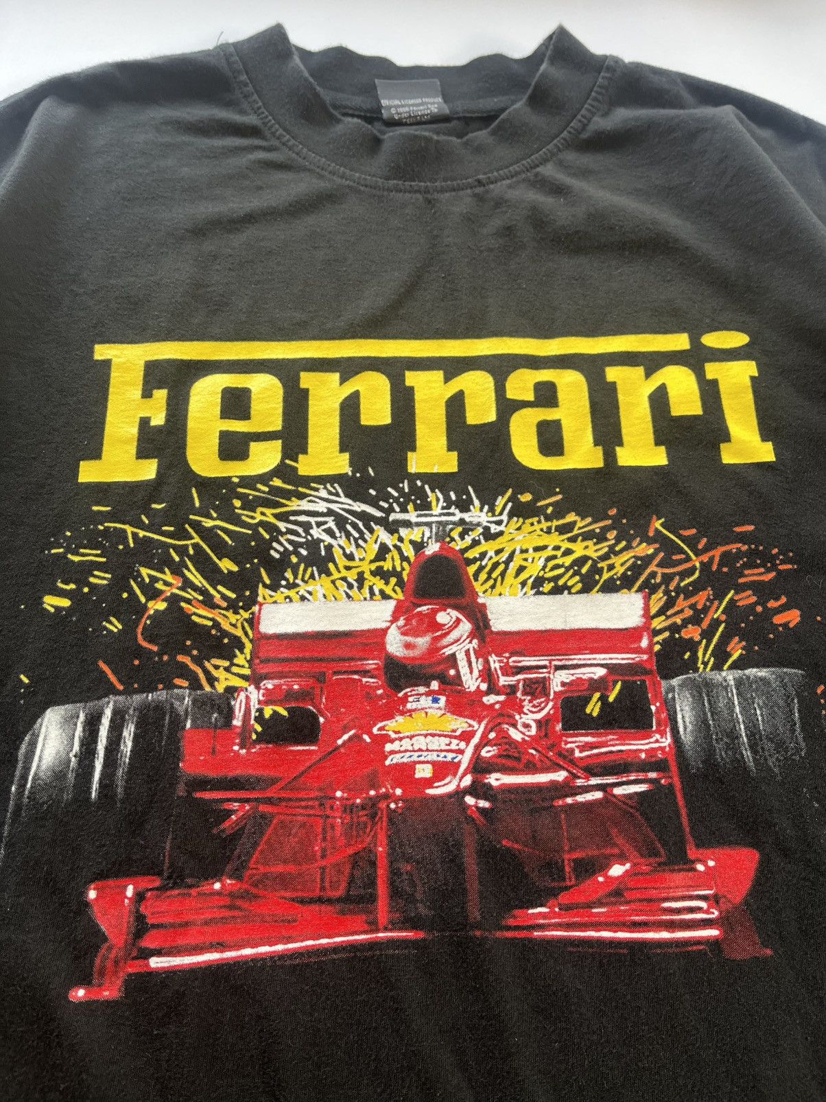 Ferrari Vintage 90s Ferrari F1 Graphic Tee Size US L / EU 52-54 / 3 - 2 Thumbnail