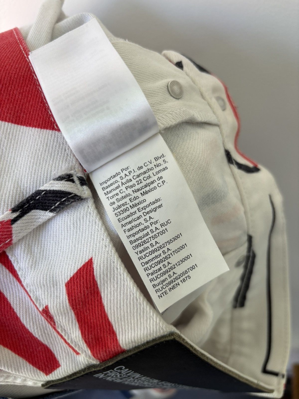 Calvin Klein 205W39NYC Calvin Klein 209W39NYC Printed Denim Size US 33 - 12 Thumbnail