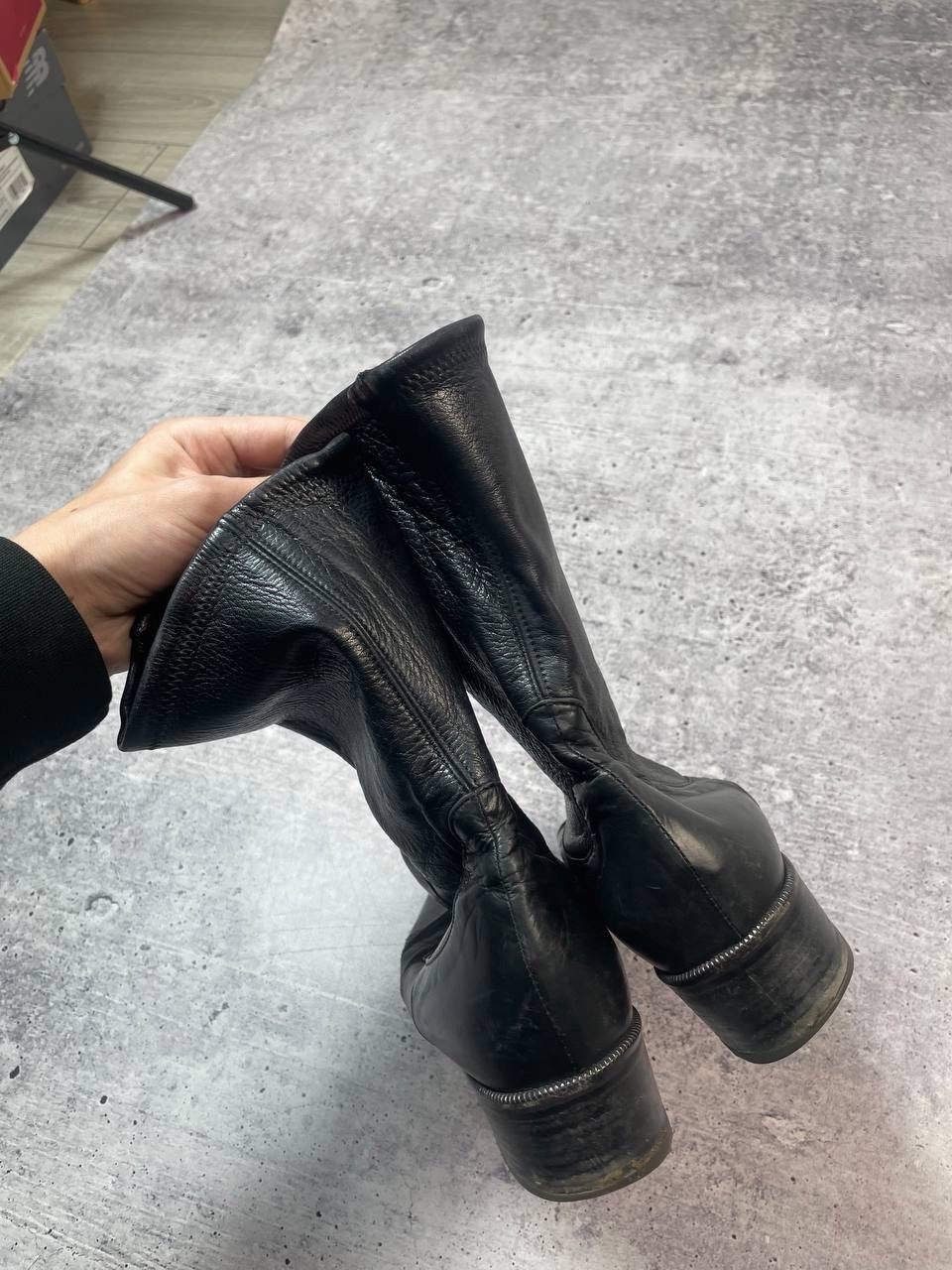 Bally Vintage 00s Bally Front Zip Guidi AS98 Style Ankle Boots Y2K Size US 10 / IT 40 - 6 Thumbnail