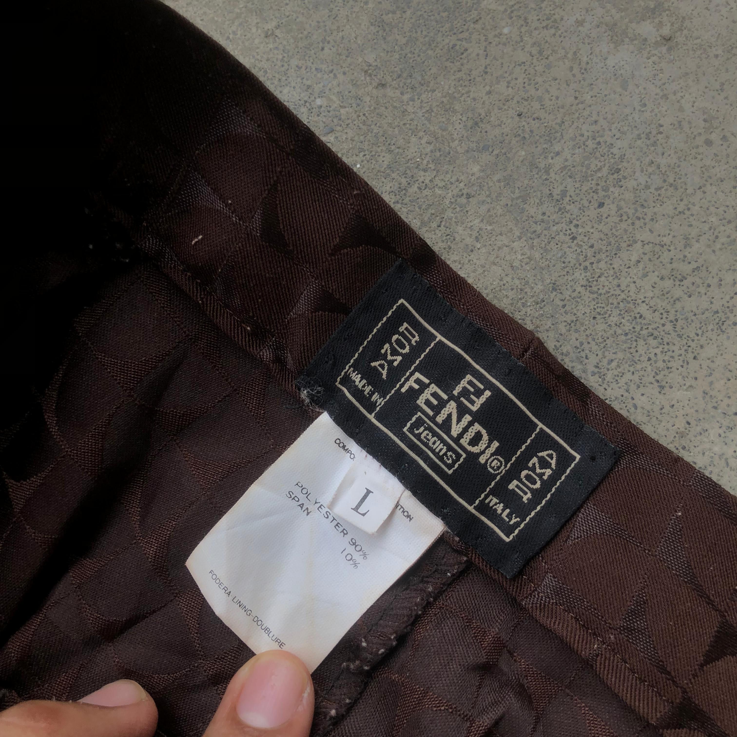 Fendi Rare Fendi Monogram Pants Size 28" / US 6 / IT 42 - 6 Thumbnail