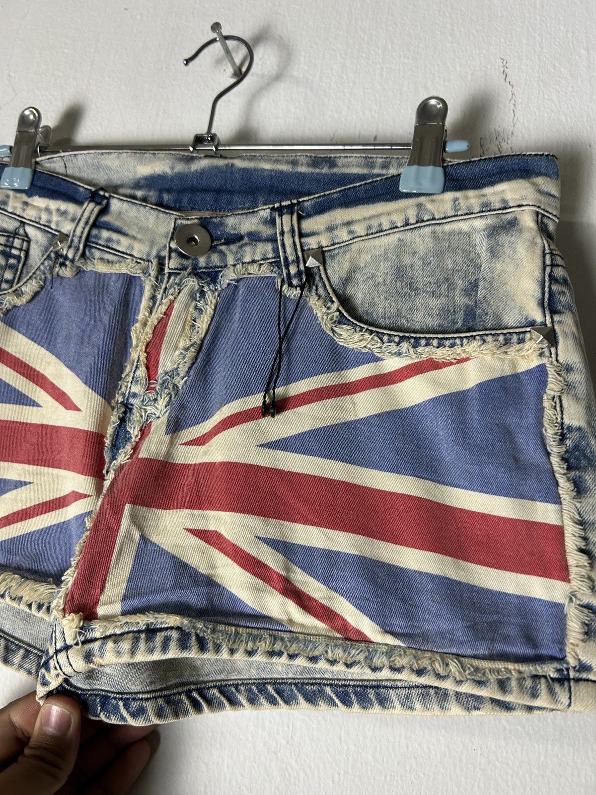 If Six Was Nine Discovery island Short Skirt Jeans Uk Flage Punk Style Size 30" / US 8 / IT 44 - 2 Thumbnail