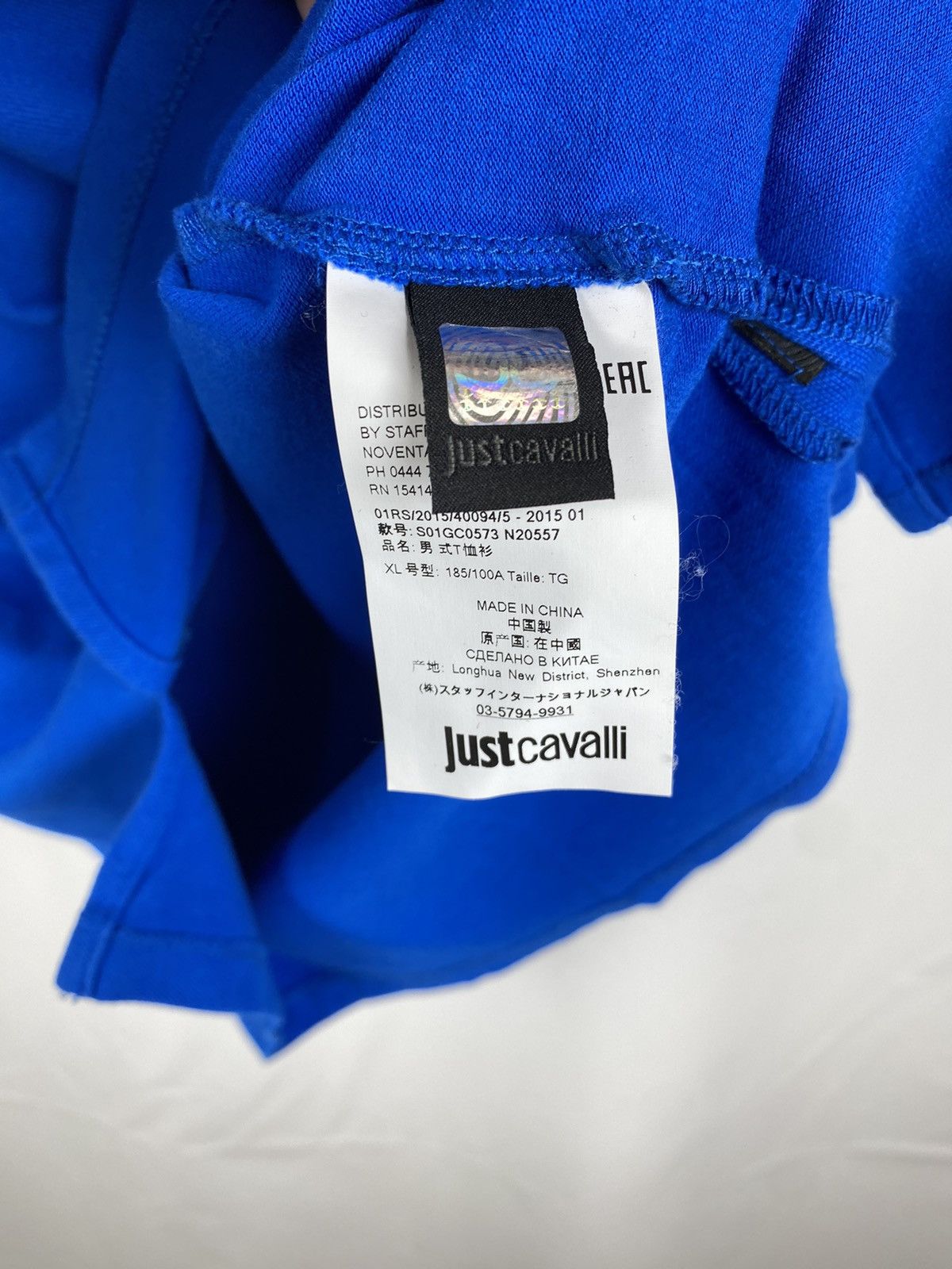 Just Cavalli Just Cavalli Men Polo Tee Embroidered Logo size XL Size US XL / EU 56 / 4 - 8 Thumbnail