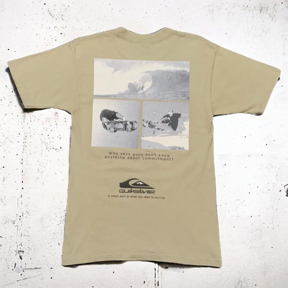 Mambo × Quiksilver × Vintage Vintage 90s Quiksilver Photo T Shirt Single Stitch Size US S / EU 44-46 / 1 - 1 Thumbnail