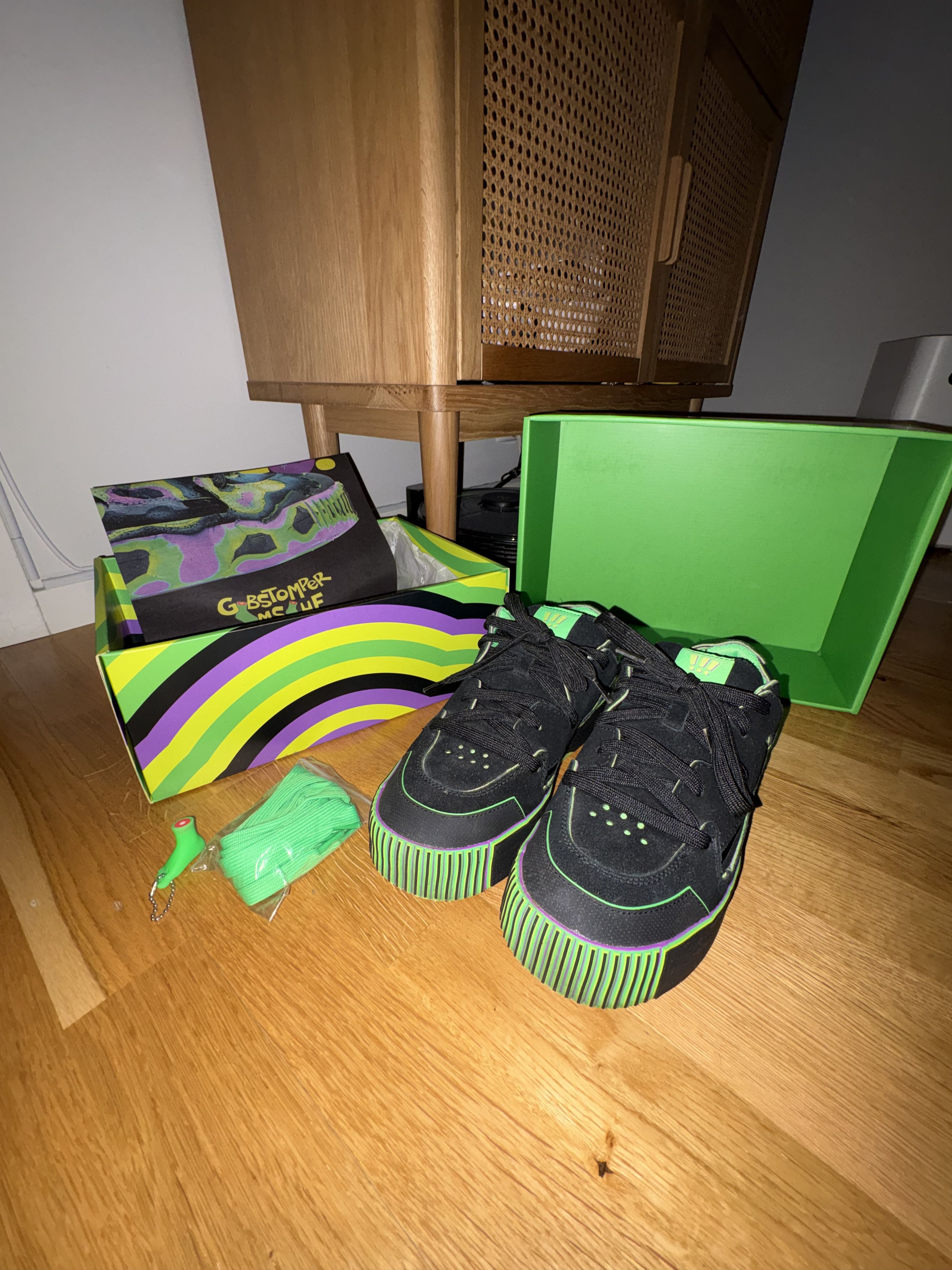 MSCHF MSCHF Gobstompers Sour Edition Size US 10 / EU 43 - 1 Thumbnail