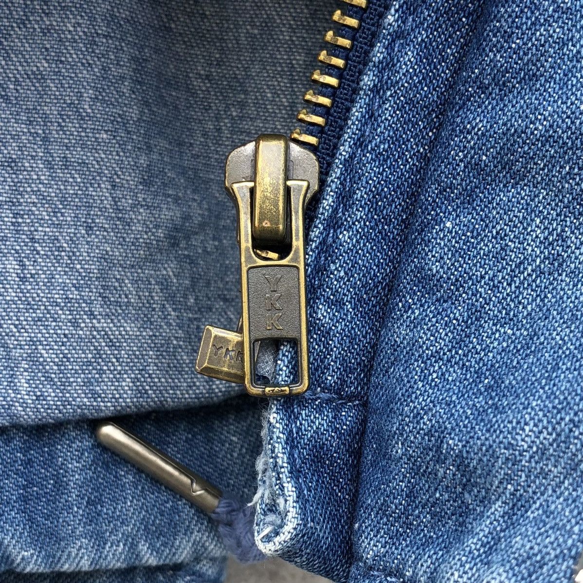GU Vintage GU Double Pocket Denim Parka Jacket With Hoodie Size US L / EU 52-54 / 3 - 16 Thumbnail