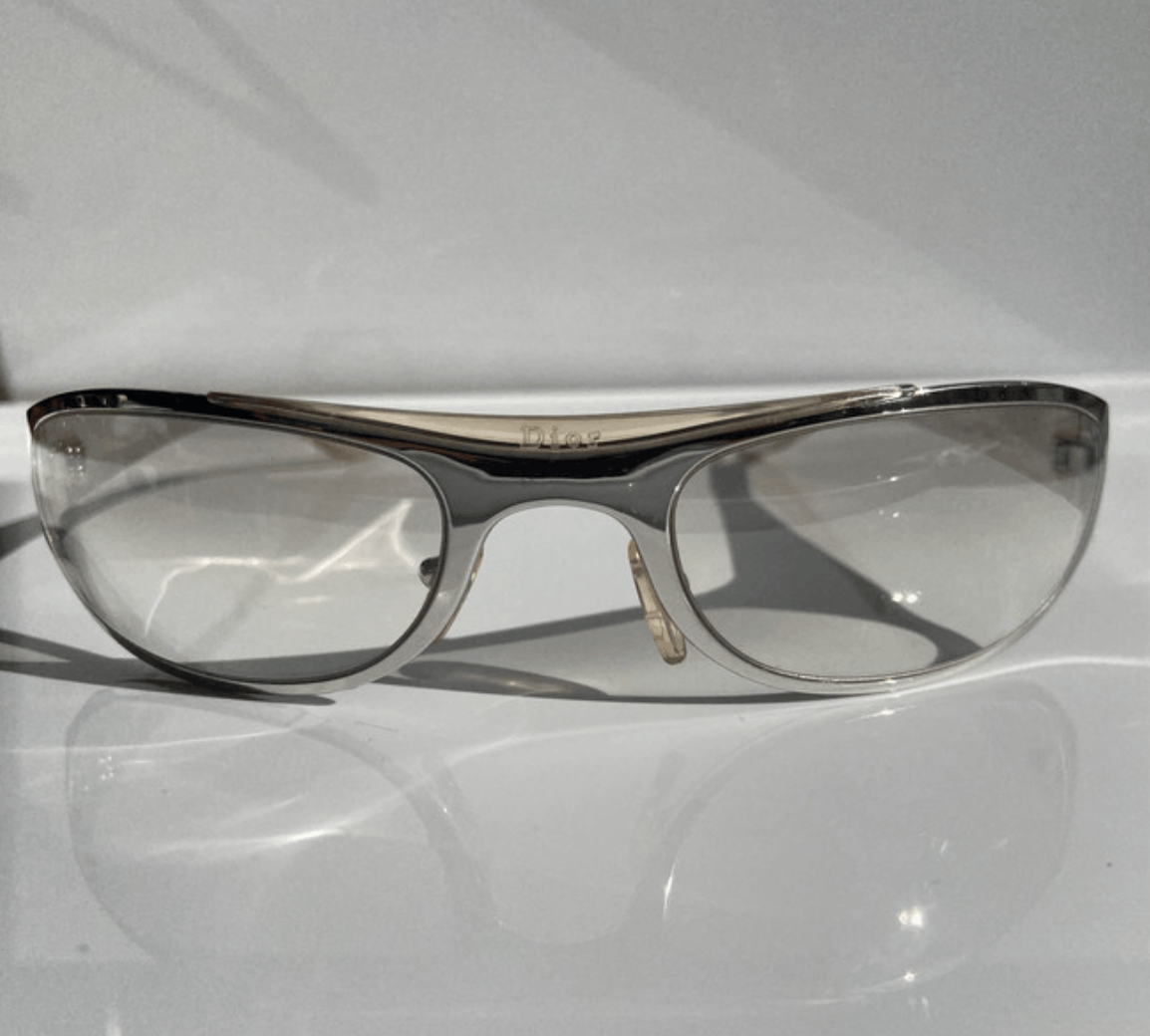 Dior DIOR Sunglasses Safety Mask Ski Wrap Shield Logo RI954 Size ONE SIZE - 2 Thumbnail