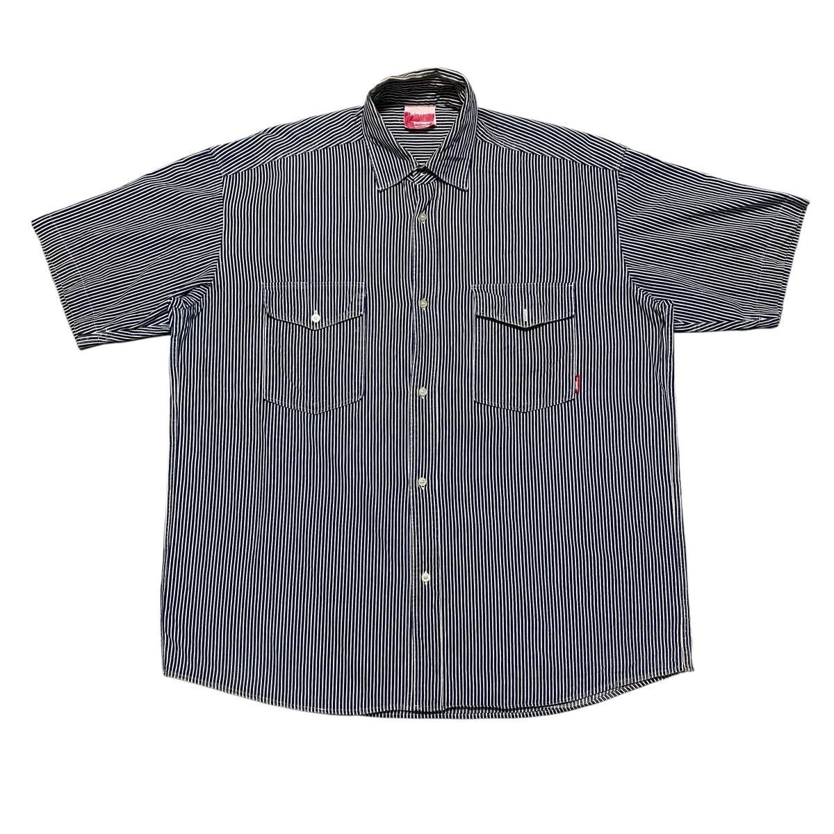 Swagger Swagger Hickory Striped Work Shirt Oversized Size US XL / EU 56 / 4 - 1 Thumbnail