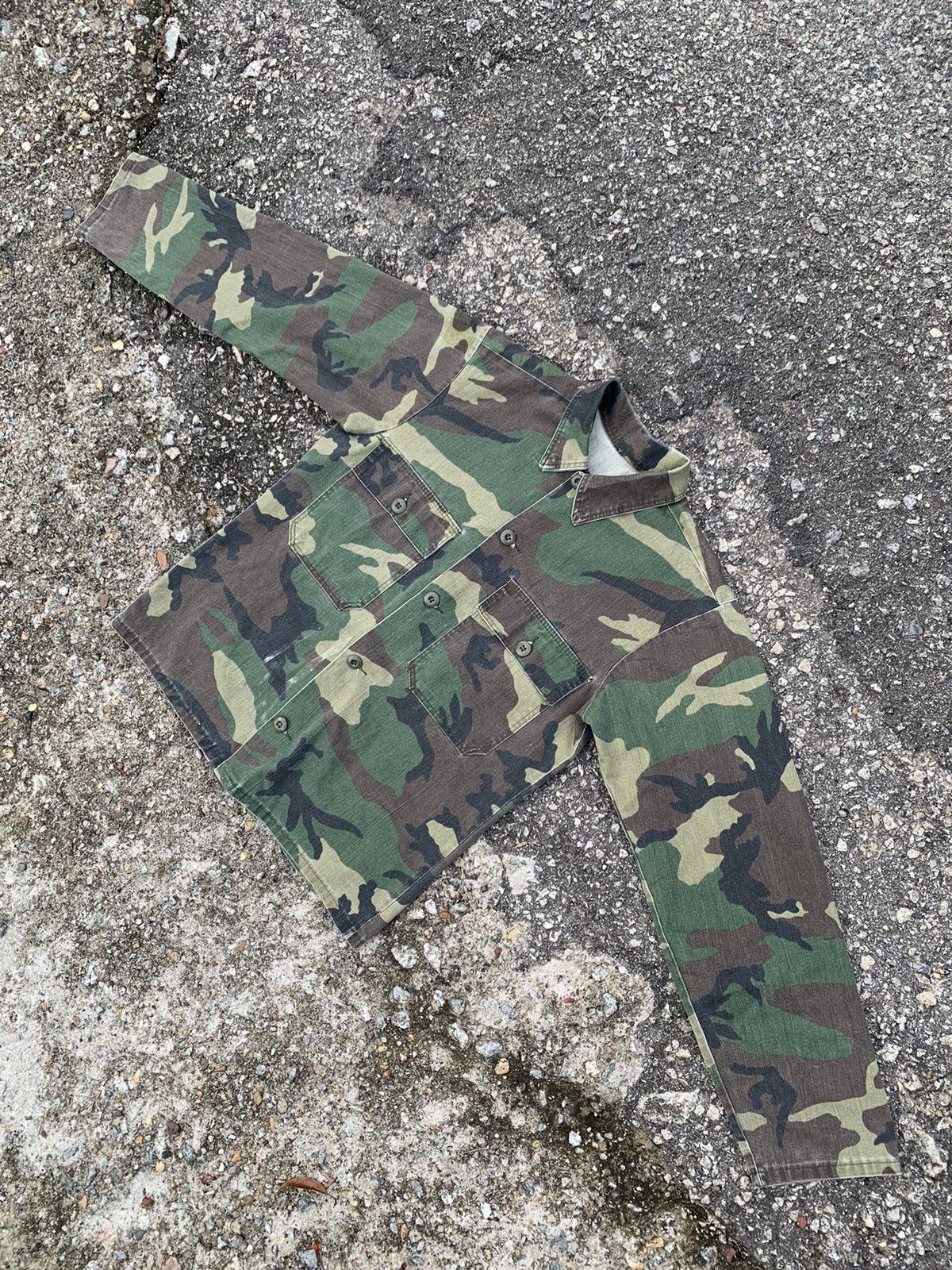 Vintage VINTAGE ARMY JACKET Size US S / EU 44-46 / 1 - 12 Thumbnail
