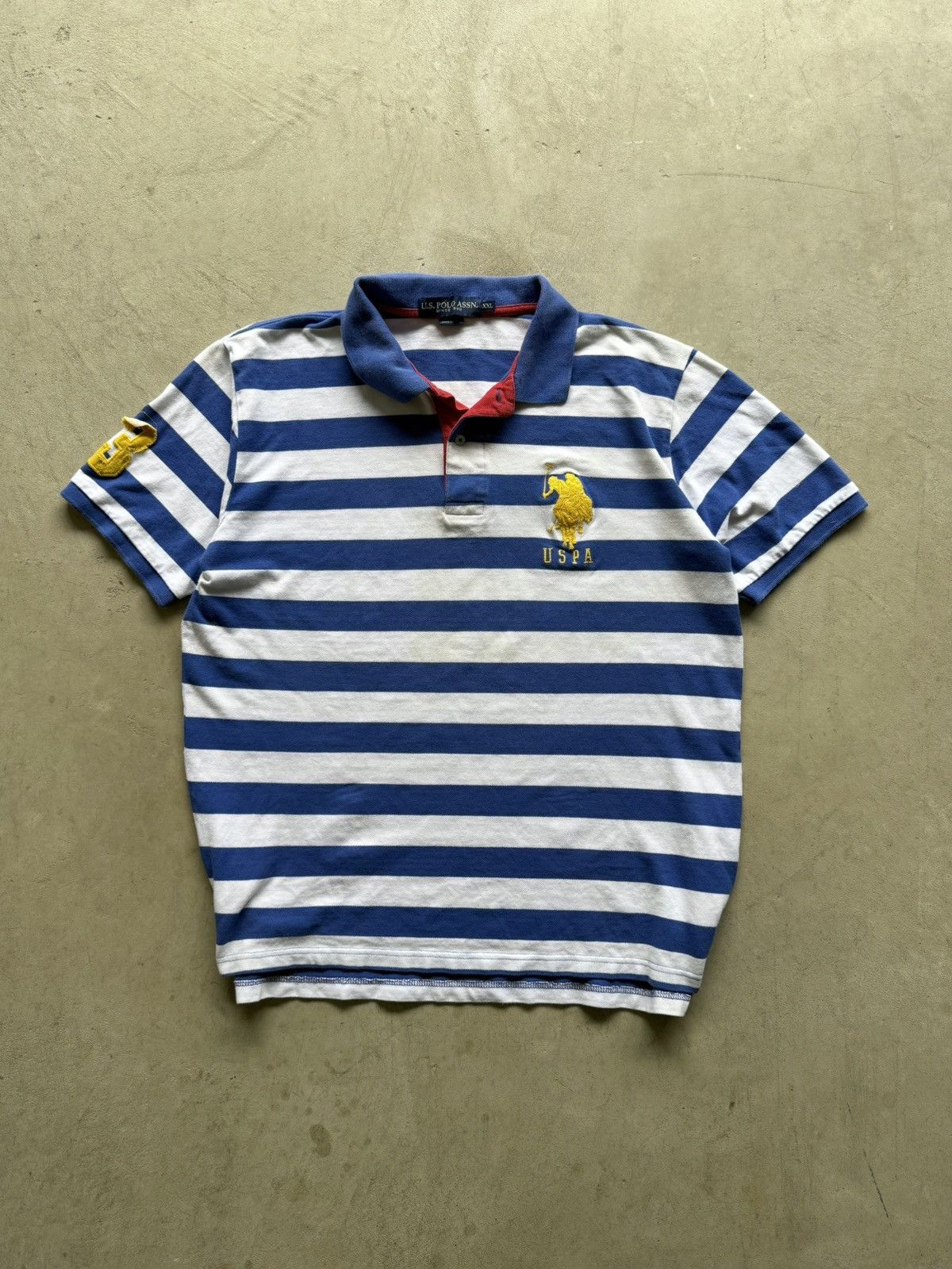 U.S. Polo Assn. Polo Assn USPA Big Pony Logo Short Sleeve Polo Shirt Size US XXL / EU 58 / 5 - 1 Thumbnail