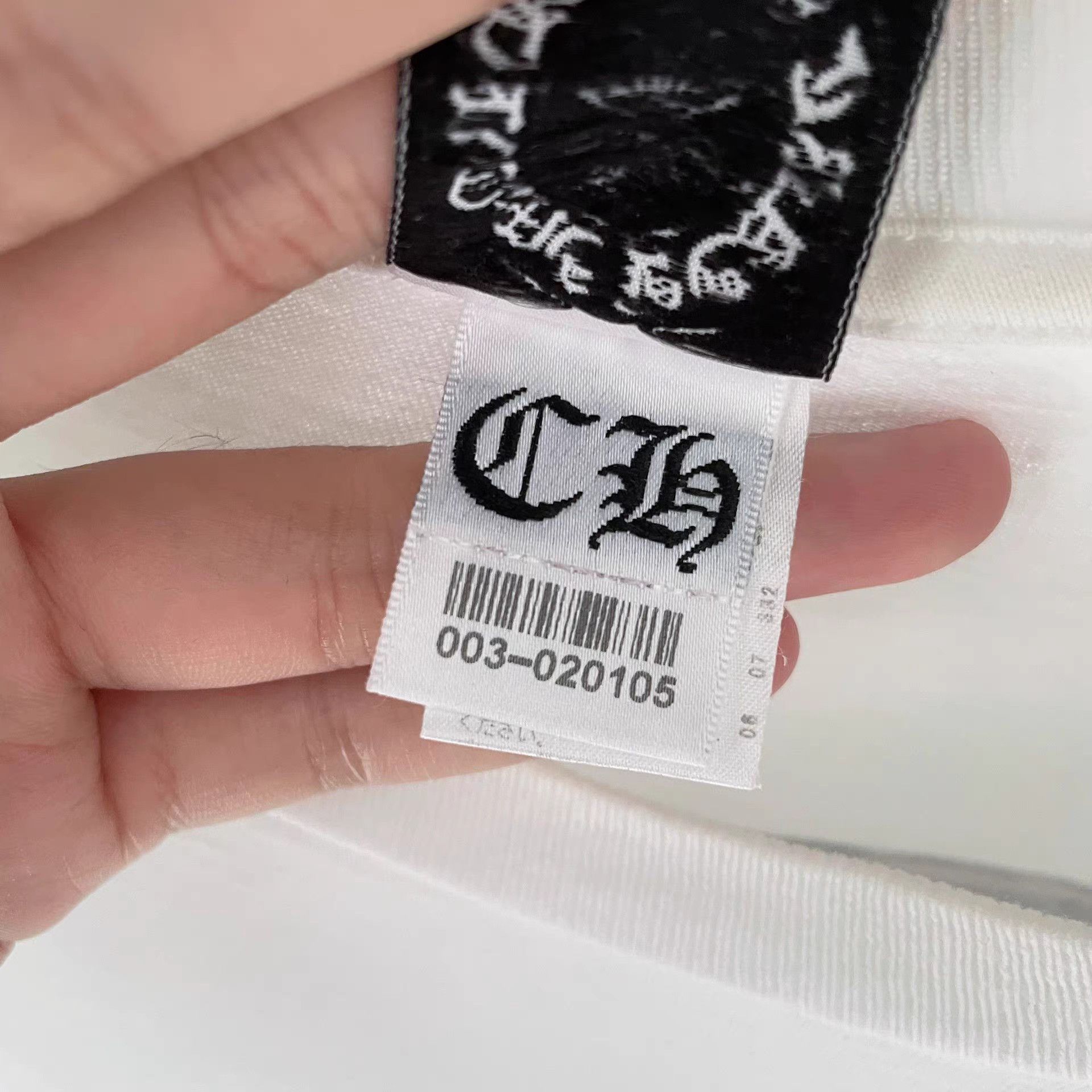 Chrome Hearts Chrome Hearts CH White Black Scroll Vine T-Shirt Size US M / EU 48-50 / 2 - 5 Thumbnail