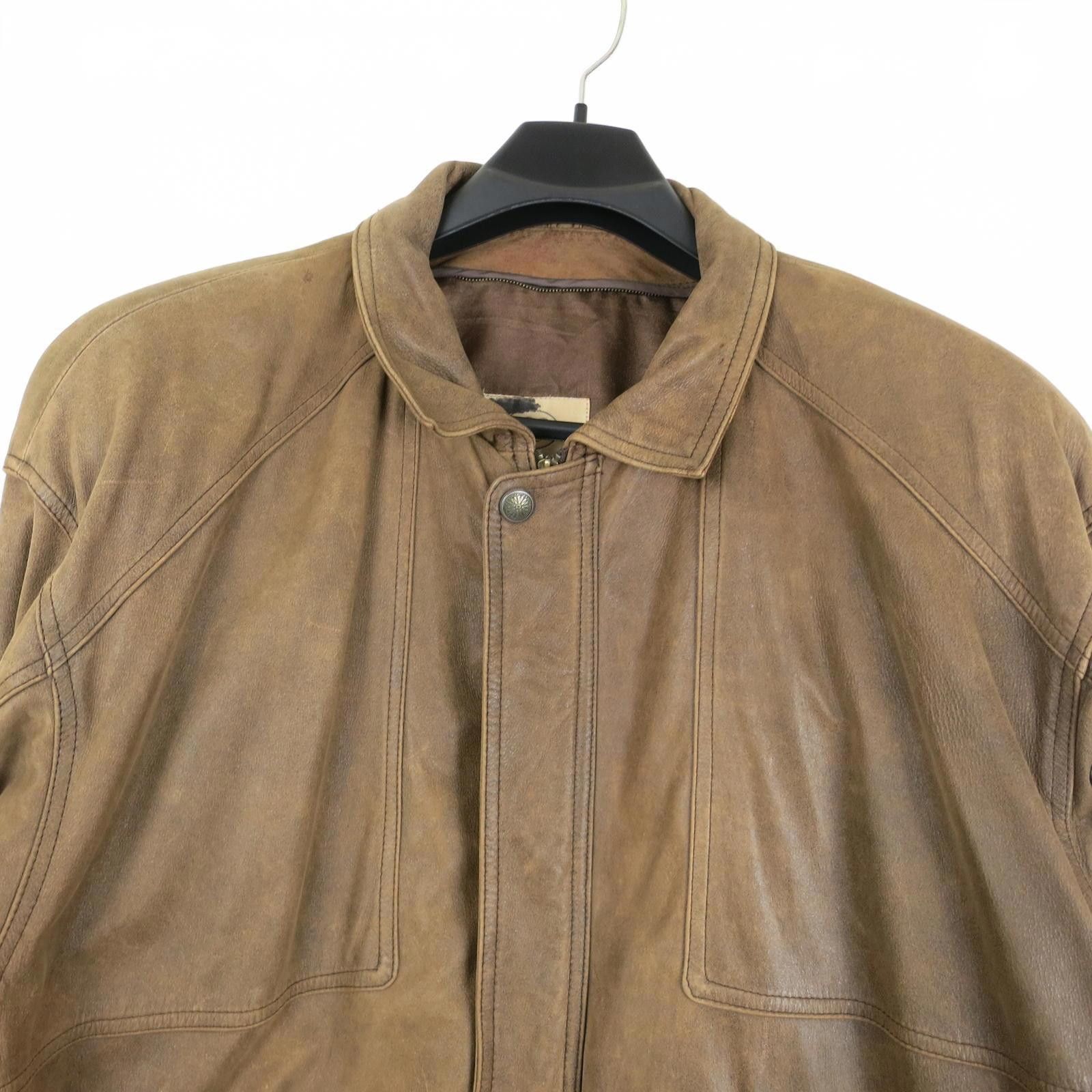 Other Vintage Georgetown Leather Design Brown Jacket Men's XL Size US XL / EU 56 / 4 - 2 Thumbnail