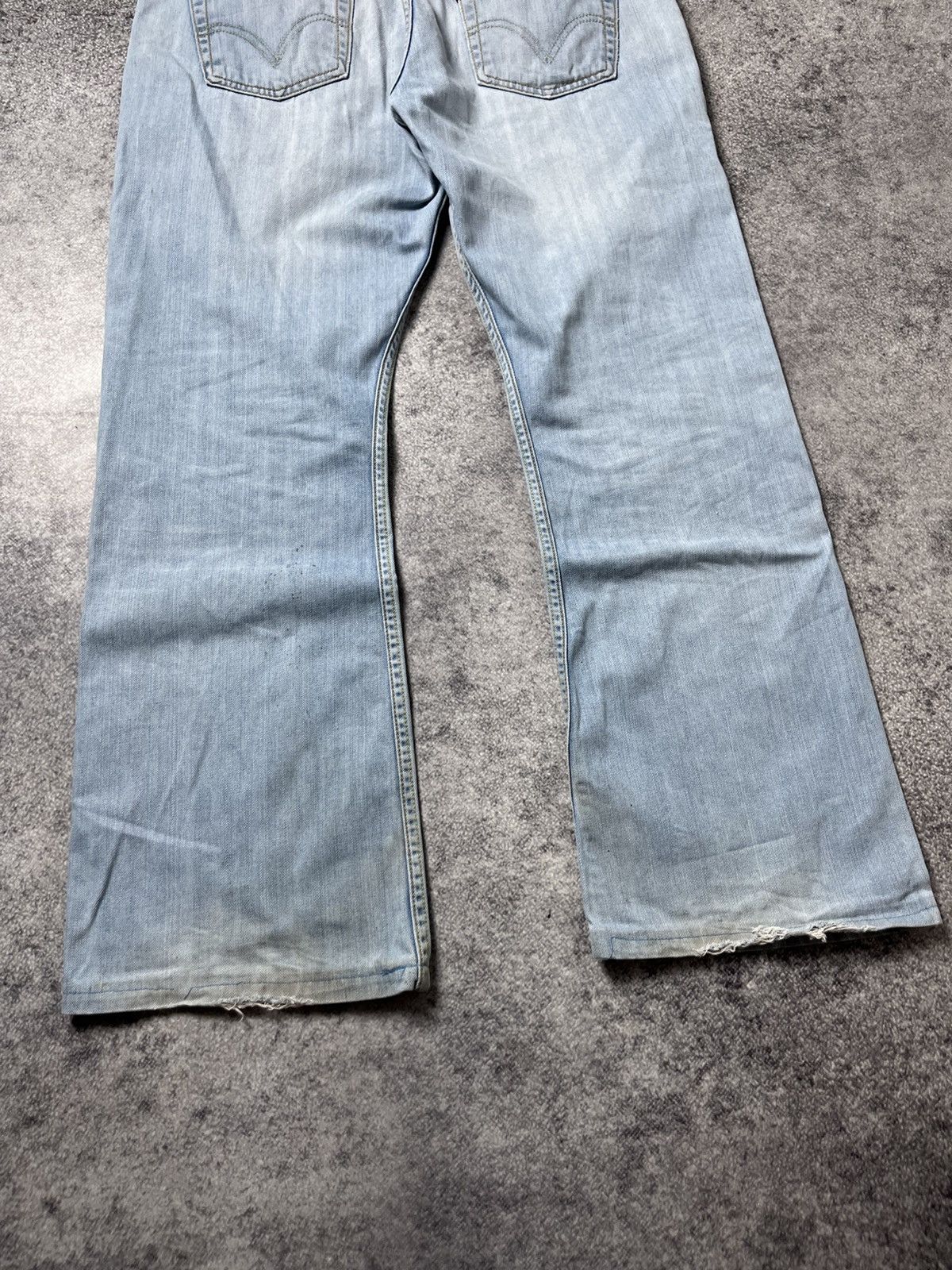 Levi's 🔥00'S LEVIS BOOTCUT FLARED WASHED JEANS TORNADO MART VIBE Size US 34 / EU 50 - 13 Thumbnail