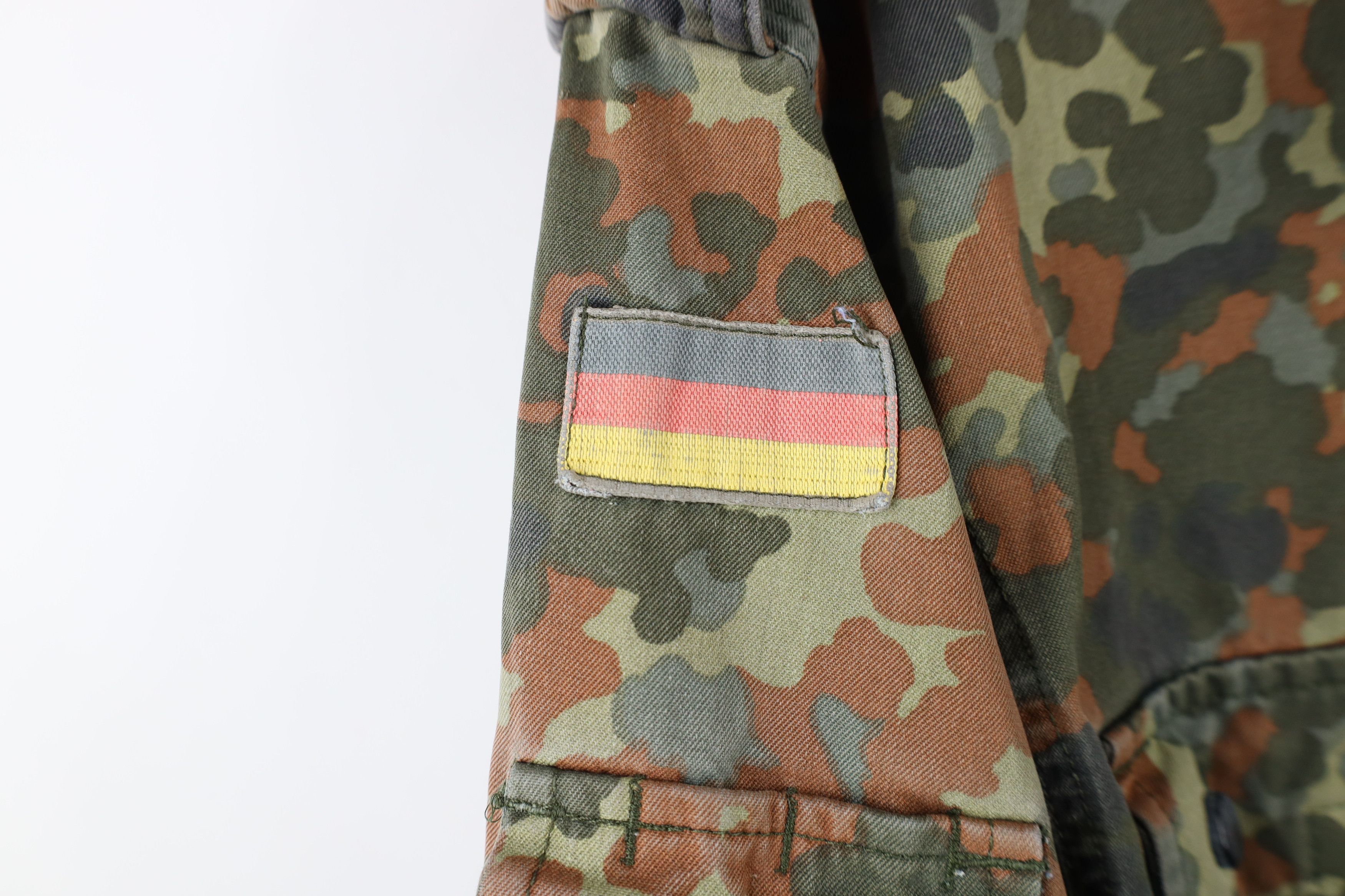 Vintage Vintage 90s German Military Camouflage Shirt Field Jacket Size US M / EU 48-50 / 2 - 6 Thumbnail