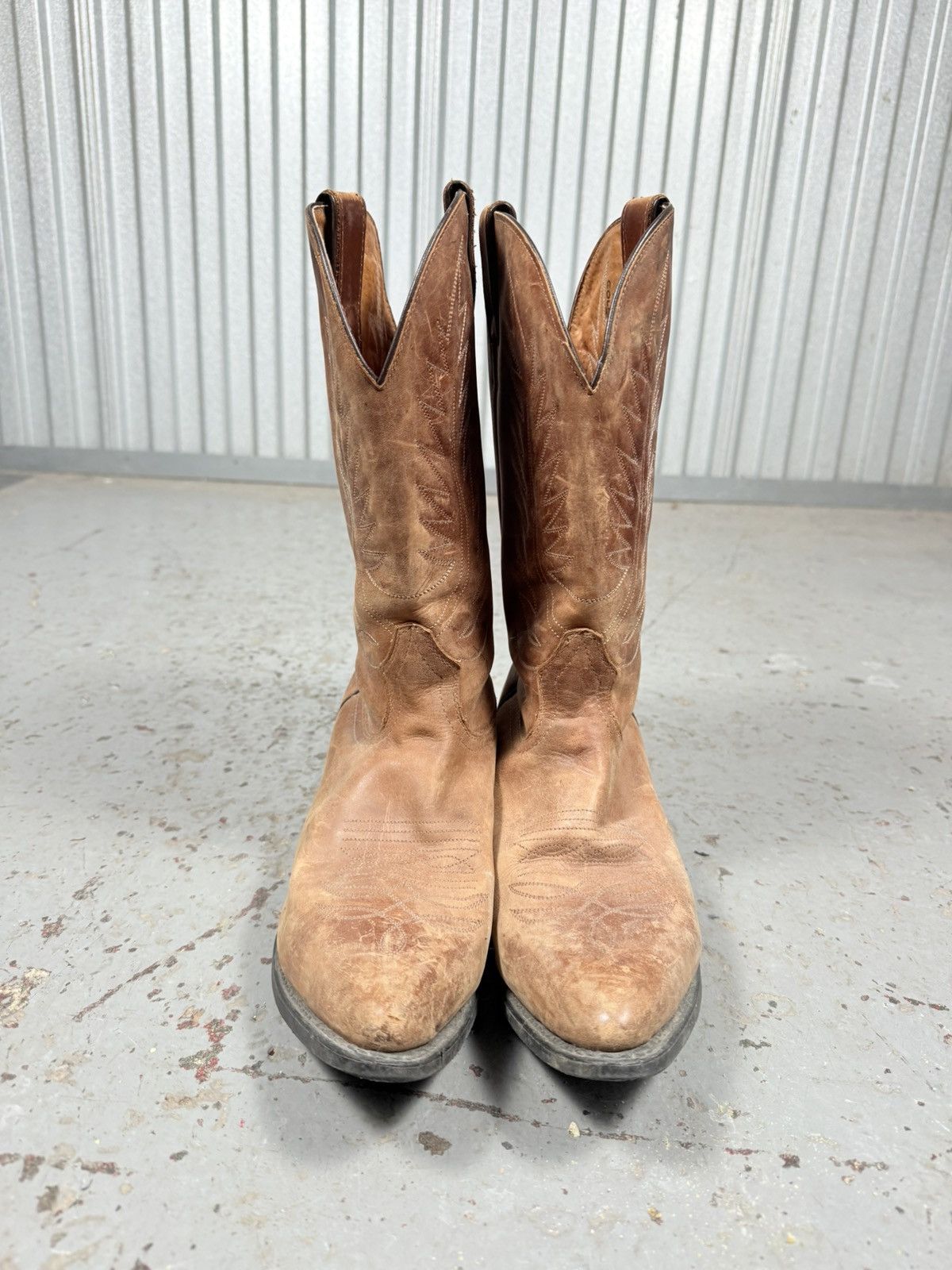 Other Vintage 90s Golden Rebel Made In Canada Cowhide Cowboy Boots Size US 9.5 / EU 42-43 - 4 Thumbnail