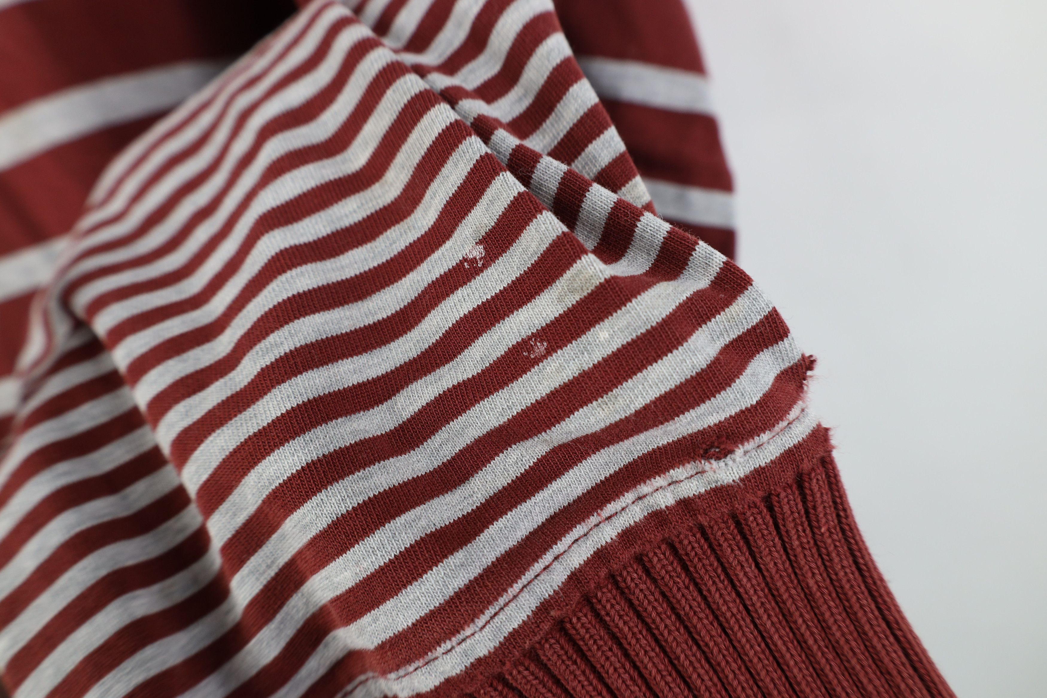 Tommy Hilfiger Vintage 90s Tommy Hilfiger Striped Long Sleeve Rugby Polo Size US L / EU 52-54 / 3 - 10 Thumbnail