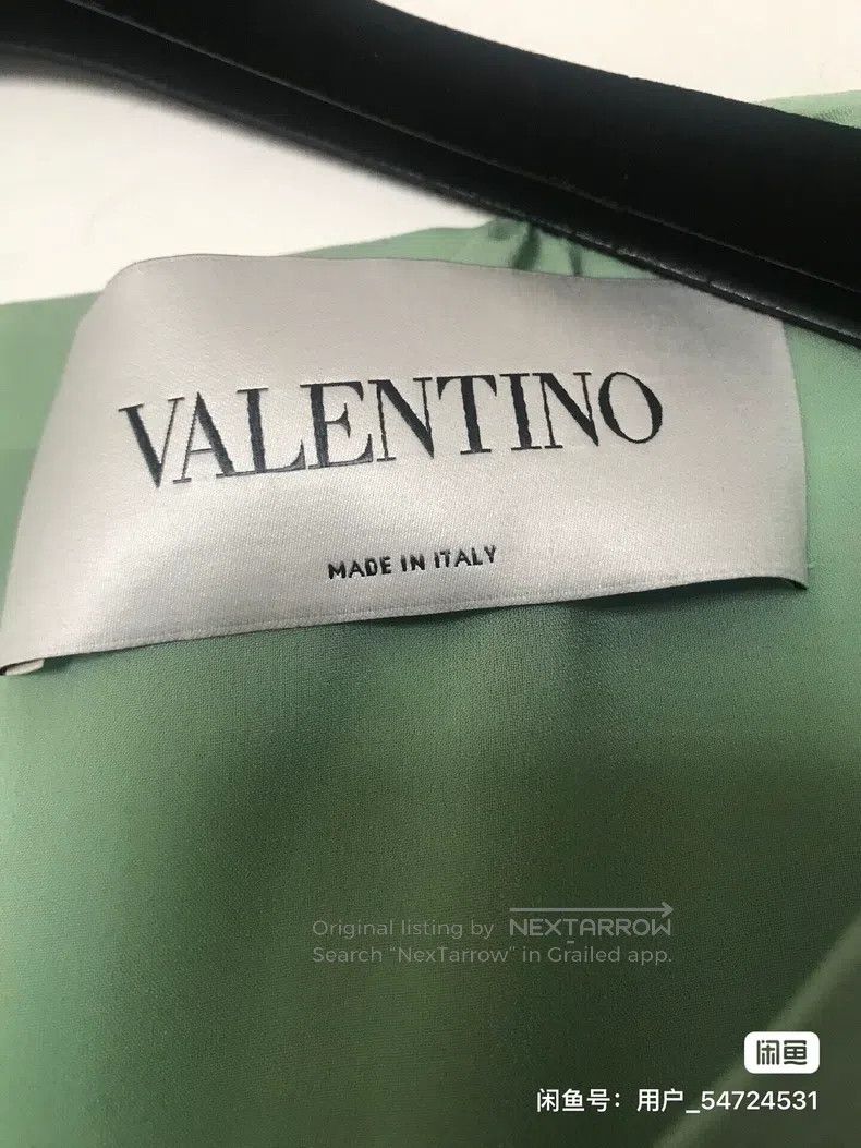 Valentino Valentino Mint green V-neck straight dress Size L / US 10 / IT 46 - 5 Thumbnail