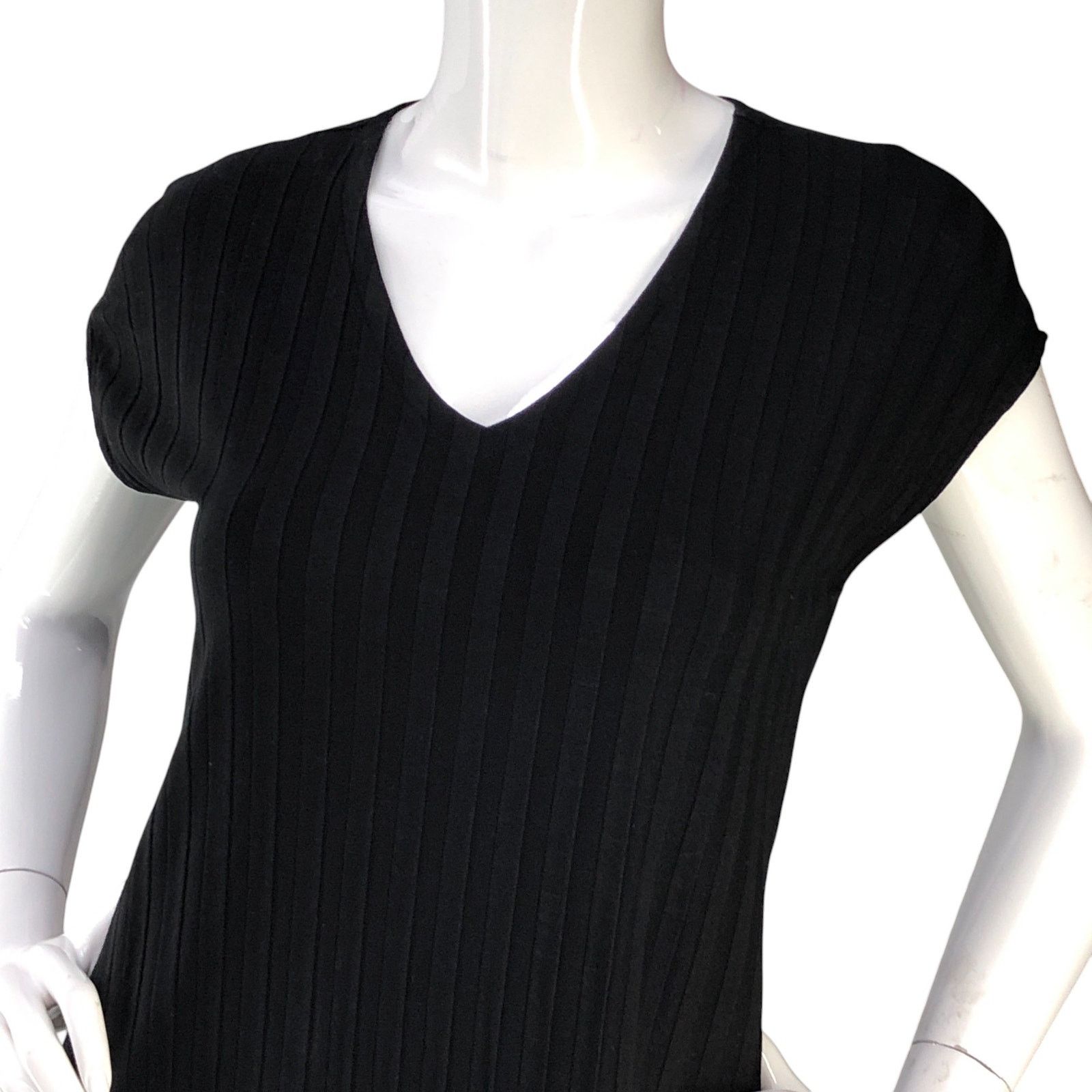 Eileen Fisher Eileen Fisher Size XXS Dress Tencel Wide Rib Stretch Shift Size XS / US 0-2 / IT 36-38 - 2 Thumbnail