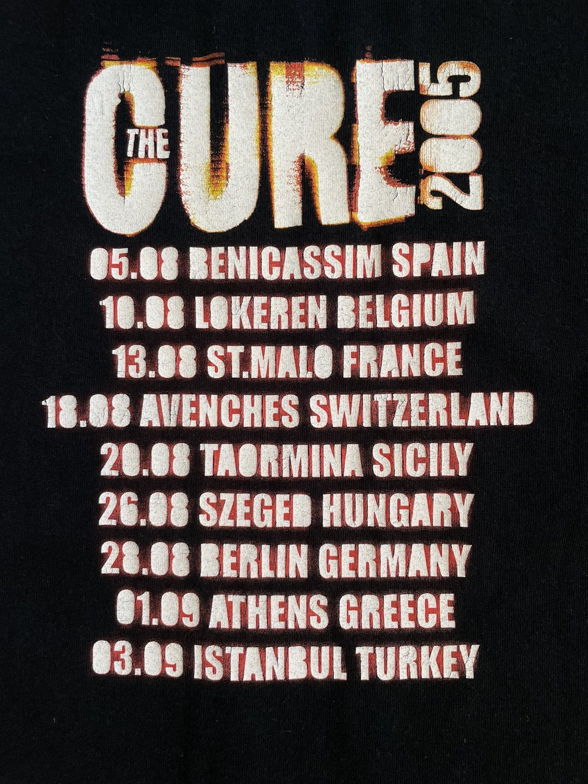 Band Tees ❗️RARE❗️Vintage The Cure 2005 Tour Band T-Shirt Black Size US M / EU 48-50 / 2 - 6 Thumbnail