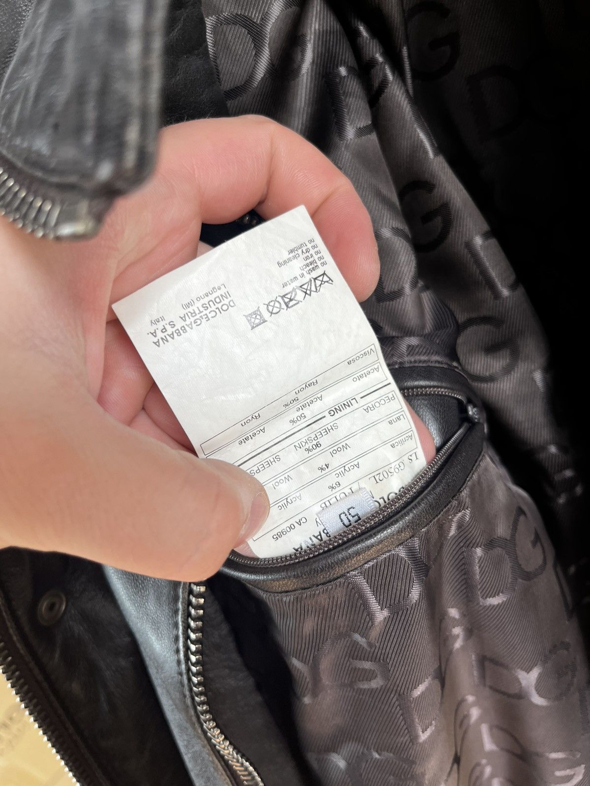 Dolce & Gabbana × Leather × Lucky Brand Dolce Gabbana leather jacket size 50 Size US M / EU 48-50 / 2 - 17 Thumbnail