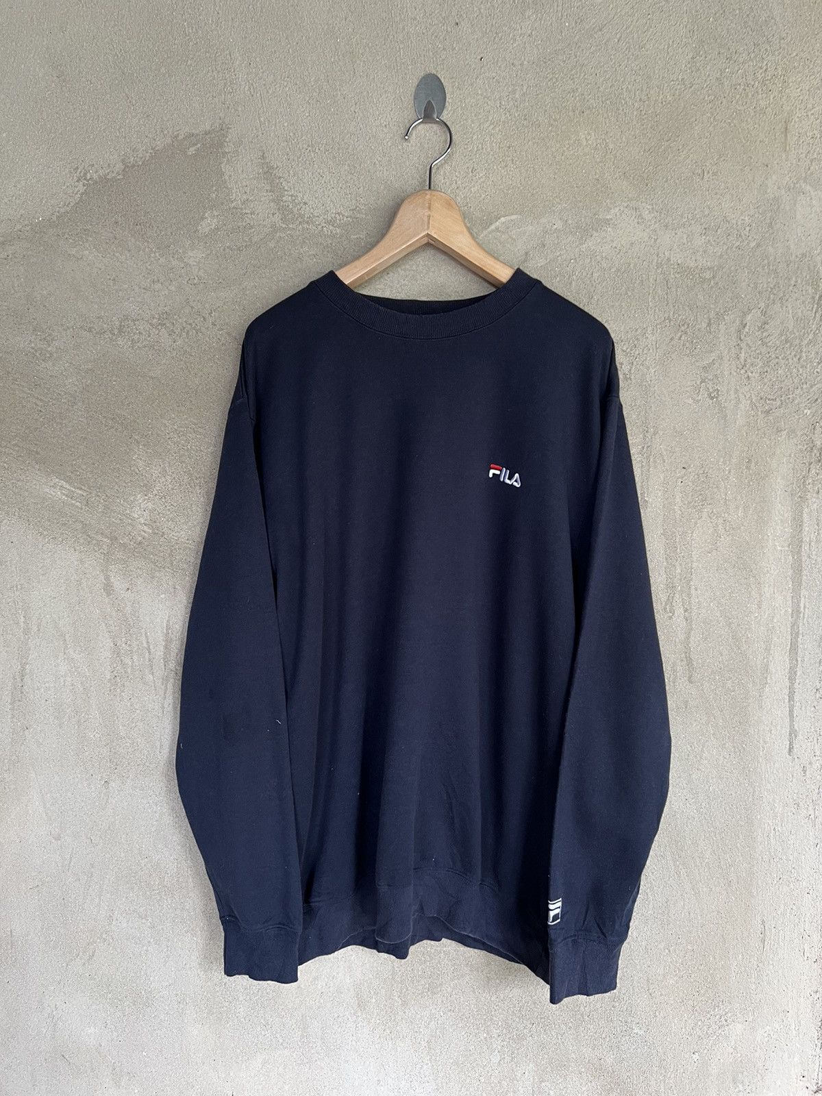 Fila × Vintage Vintage Fila Small Logo Sweatshirt Size US L / EU 52-54 / 3 - 2 Thumbnail