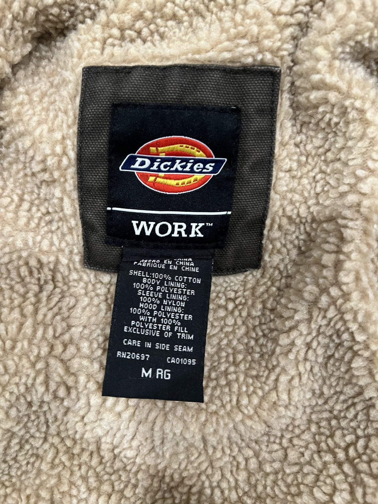 Dickies Vintage Dickies Work Sherpa Lined Hooded Duck Canvas jacket Size US M / EU 48-50 / 2 - 4 Thumbnail