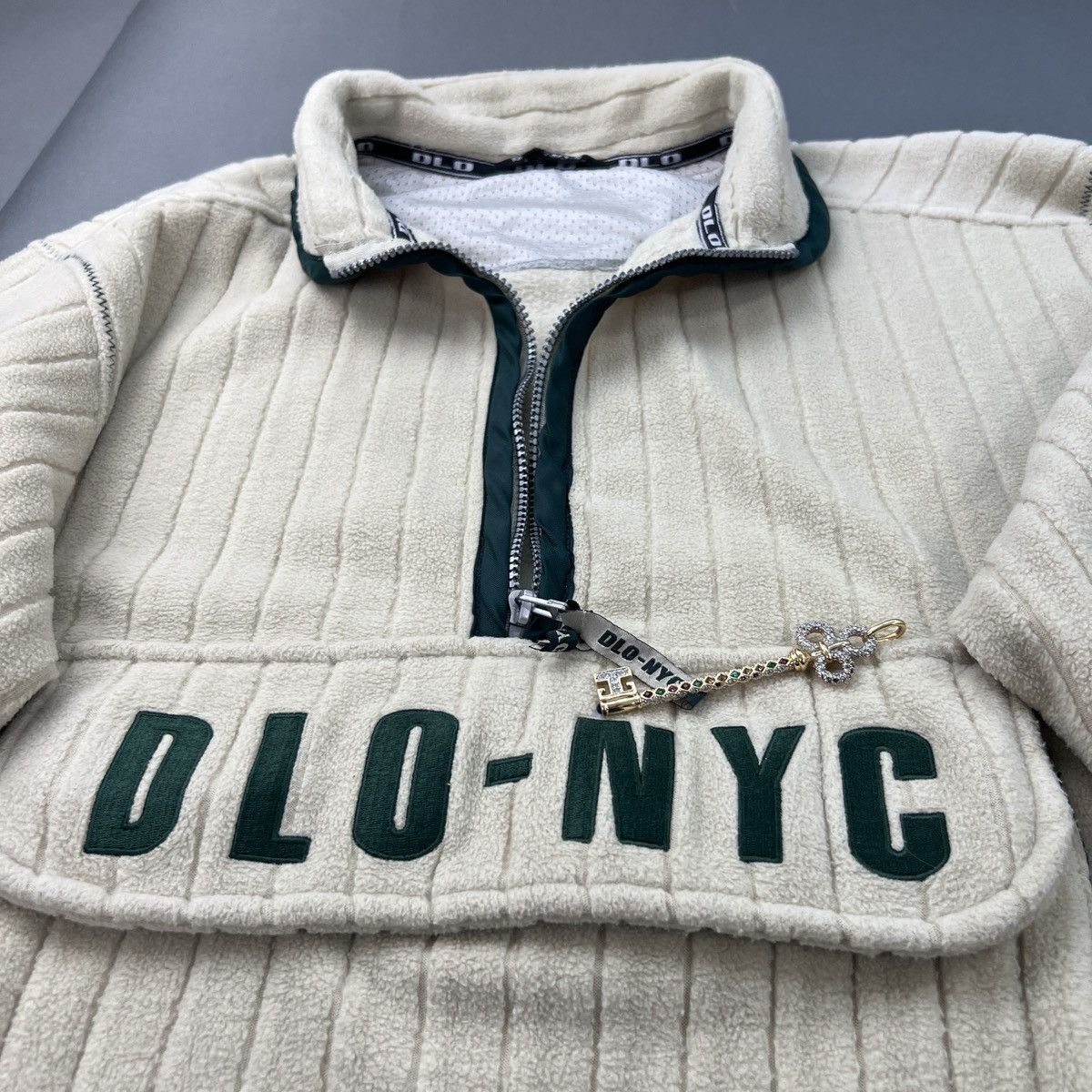 Vintage 90s DLO-NYC Quarter Zip Blanket Pullover Size US XL / EU 56 / 4 - 9 Thumbnail