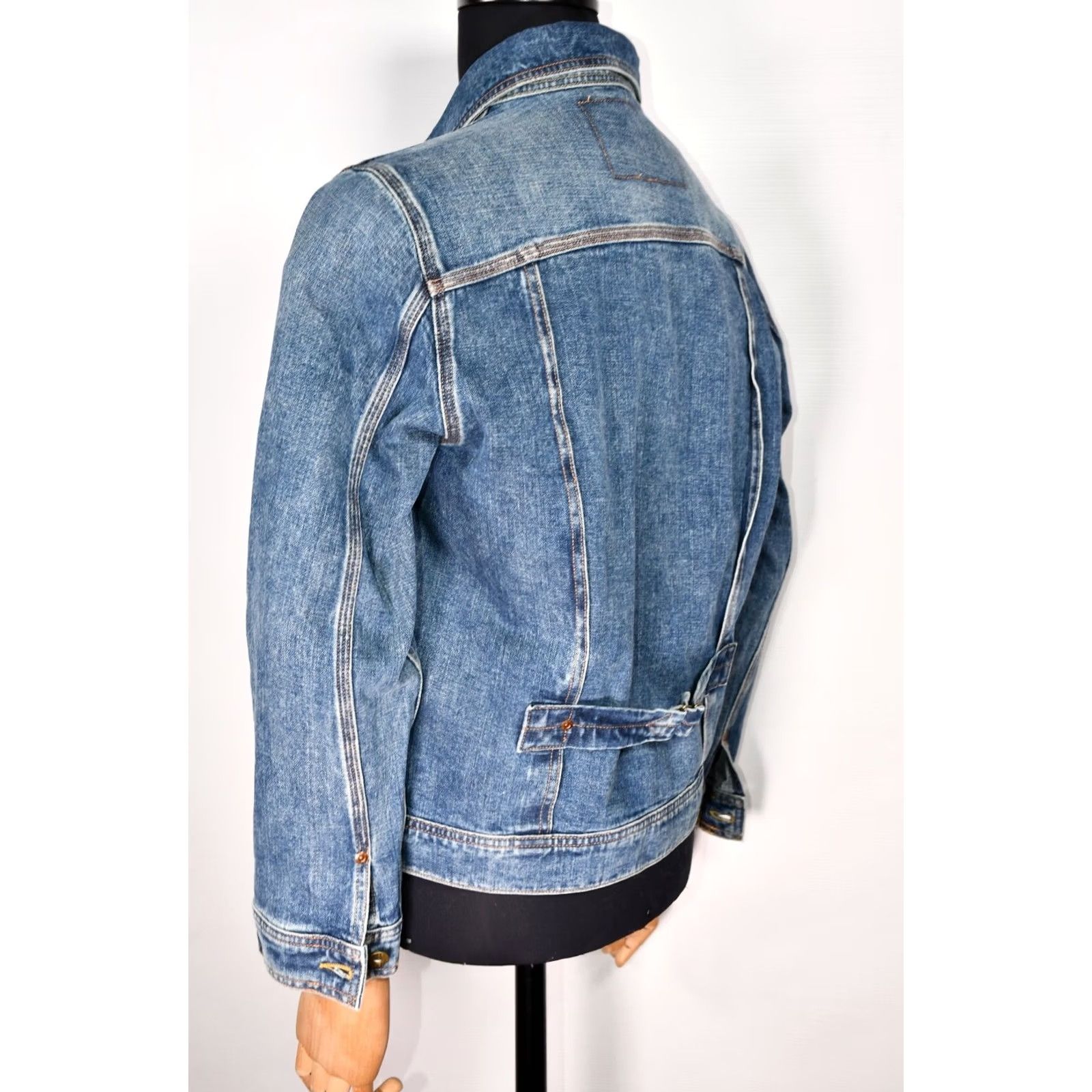Lee LEE Cowboy Jacket Denim Jacket Men's M Blue 100% Cotton Regular Size M Vintage? (clear) Size US M / EU 48-50 / 2 - 4 Thumbnail