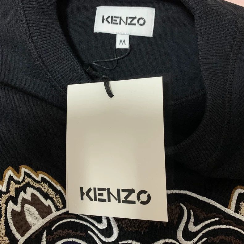 Kenzo KENZO Black tiger head sweater Size US M / EU 48-50 / 2 - 3 Thumbnail