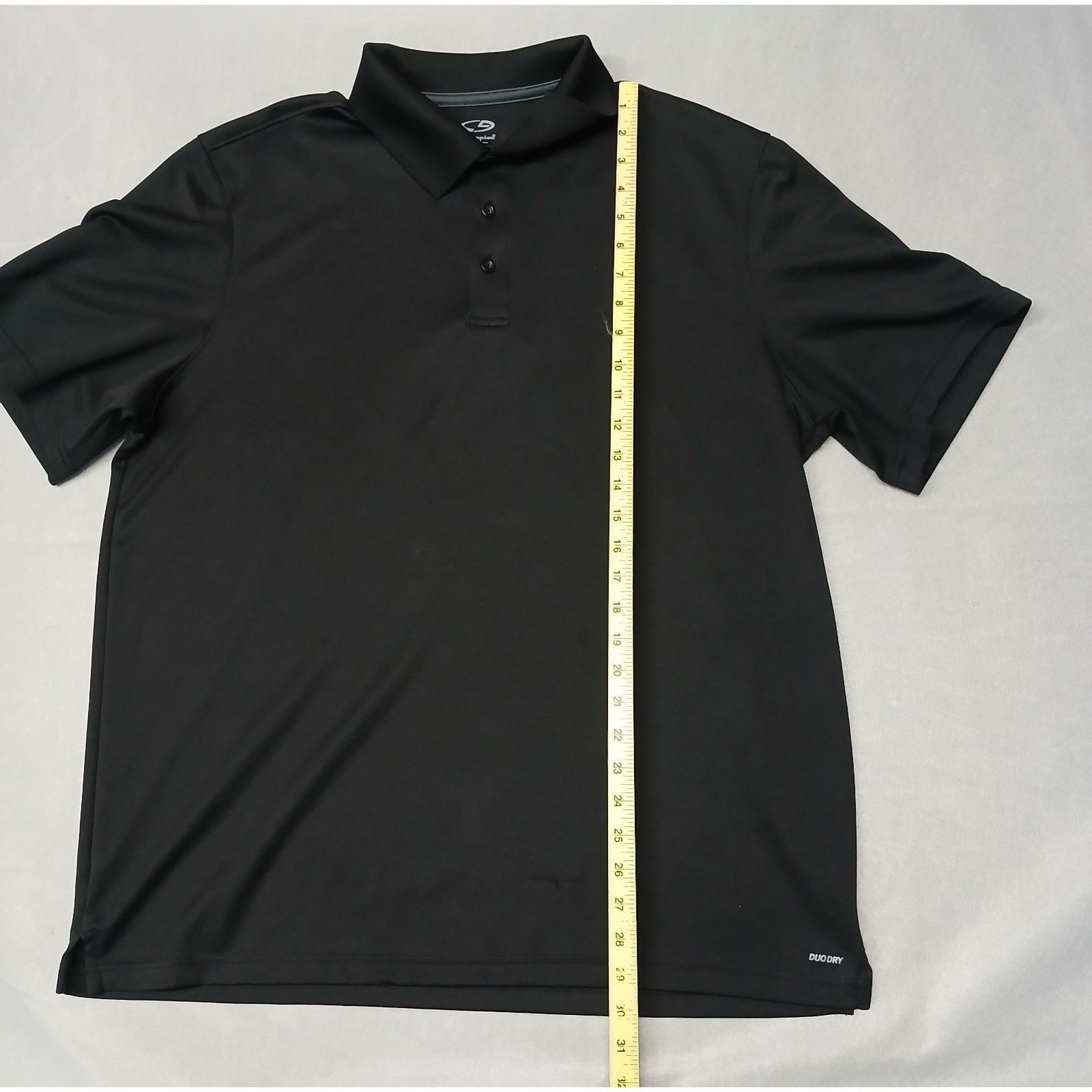 Champion Champion (XL) Black Dri-Fit Golf Casual Button Collar Shirt Size US XL / EU 56 / 4 - 2 Thumbnail