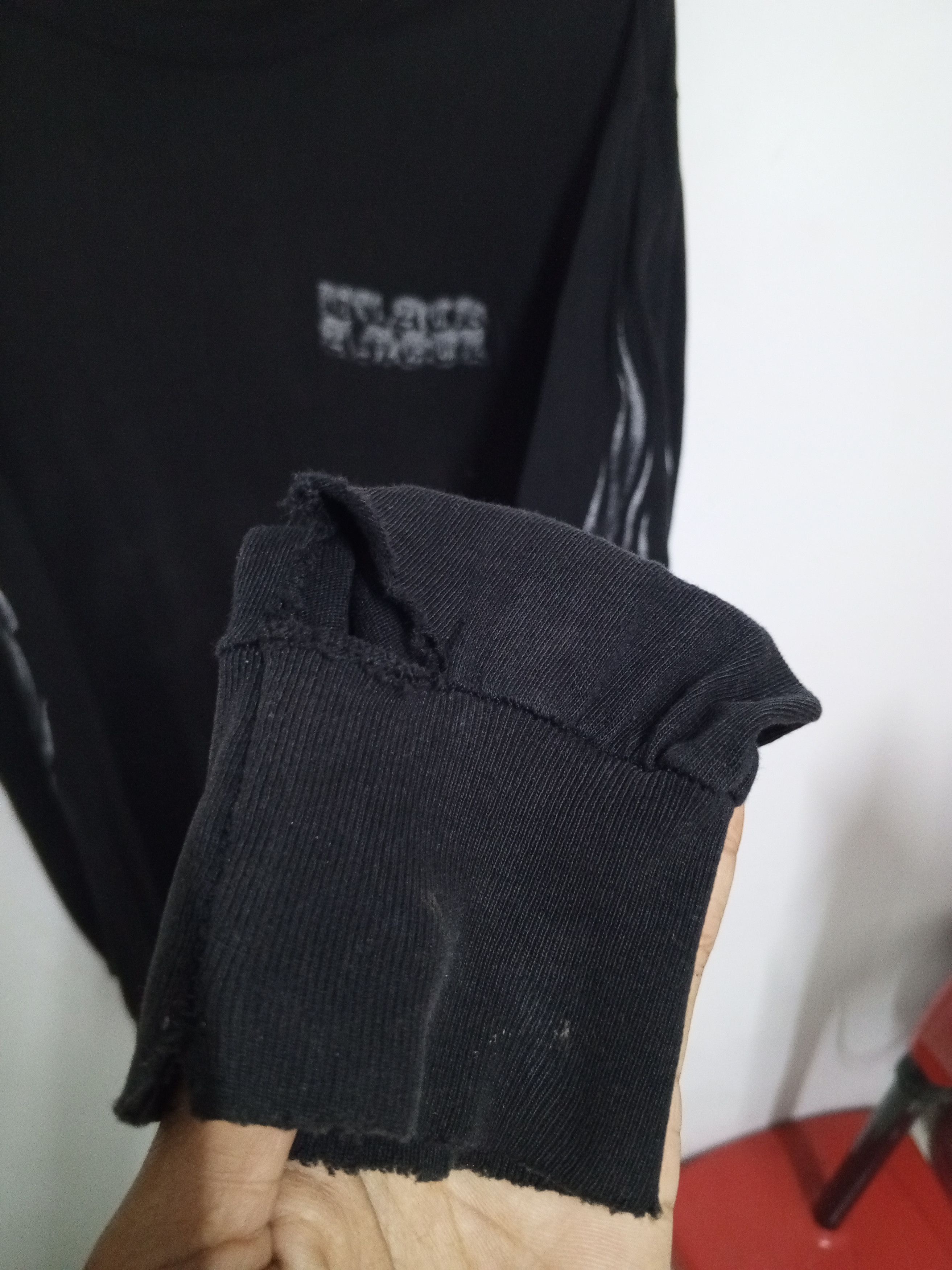 Band Tees { 90s vtg black angel USA } long sleeve tshirt Size US L / EU 52-54 / 3 - 8 Thumbnail