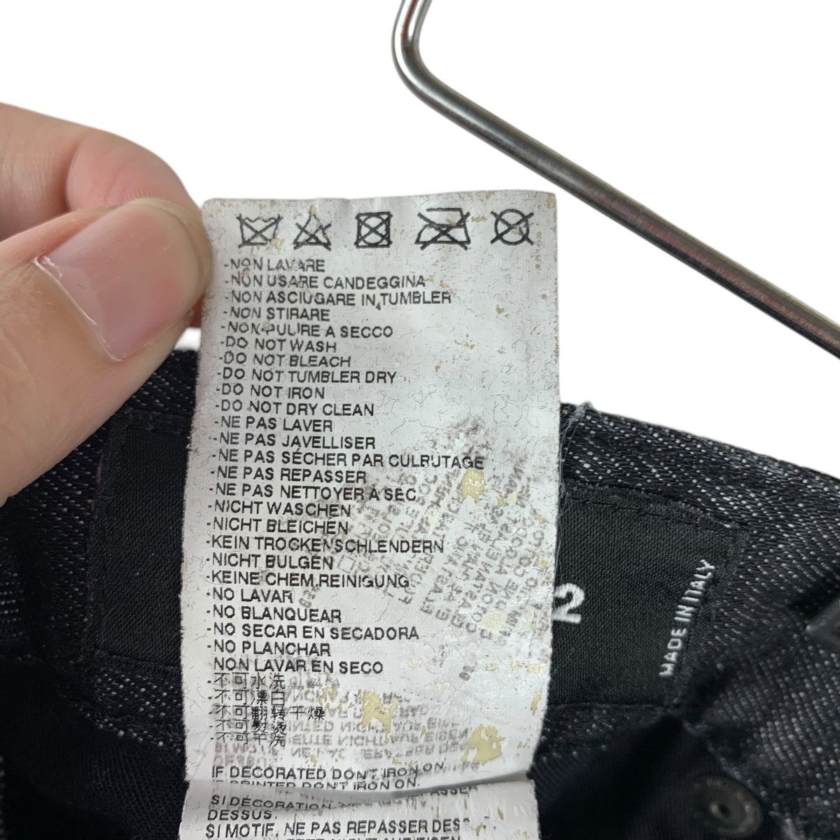 Dsquared2 × Japanese Brand DSQUARED2 distressed biker jeans pants Size US 34 / EU 50 - 22 Thumbnail