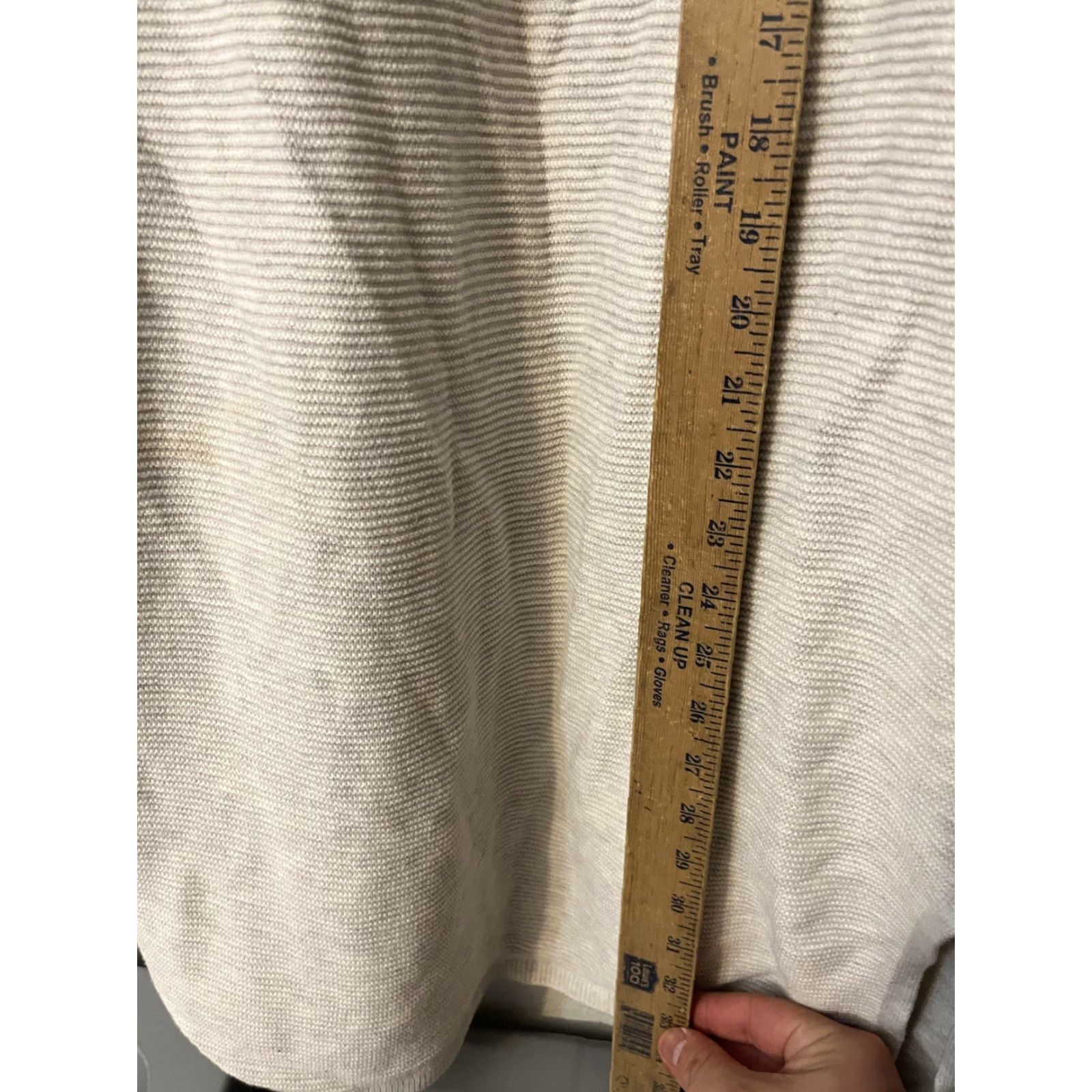 Banana Republic VINTAGE Banana Republic Women's Cardigan Sweater Knit Long Sleeve Gray Ribbed Casual Fall Spring M Size M / US 6-8 / IT 42-44 - 4 Thumbnail