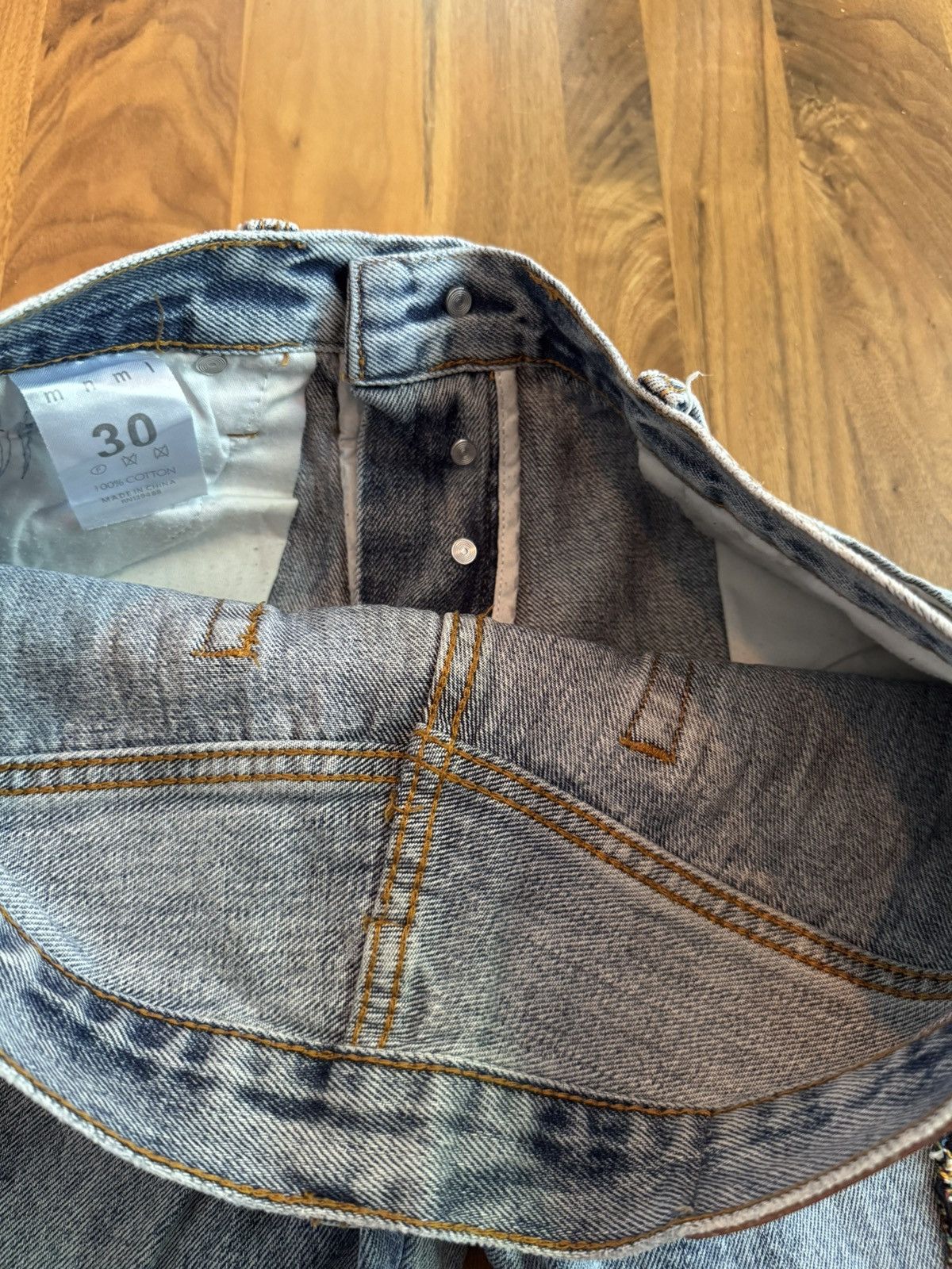 MNML Custom Dior Logo Rug Jeans Size US 30 / EU 46 - 11 Thumbnail