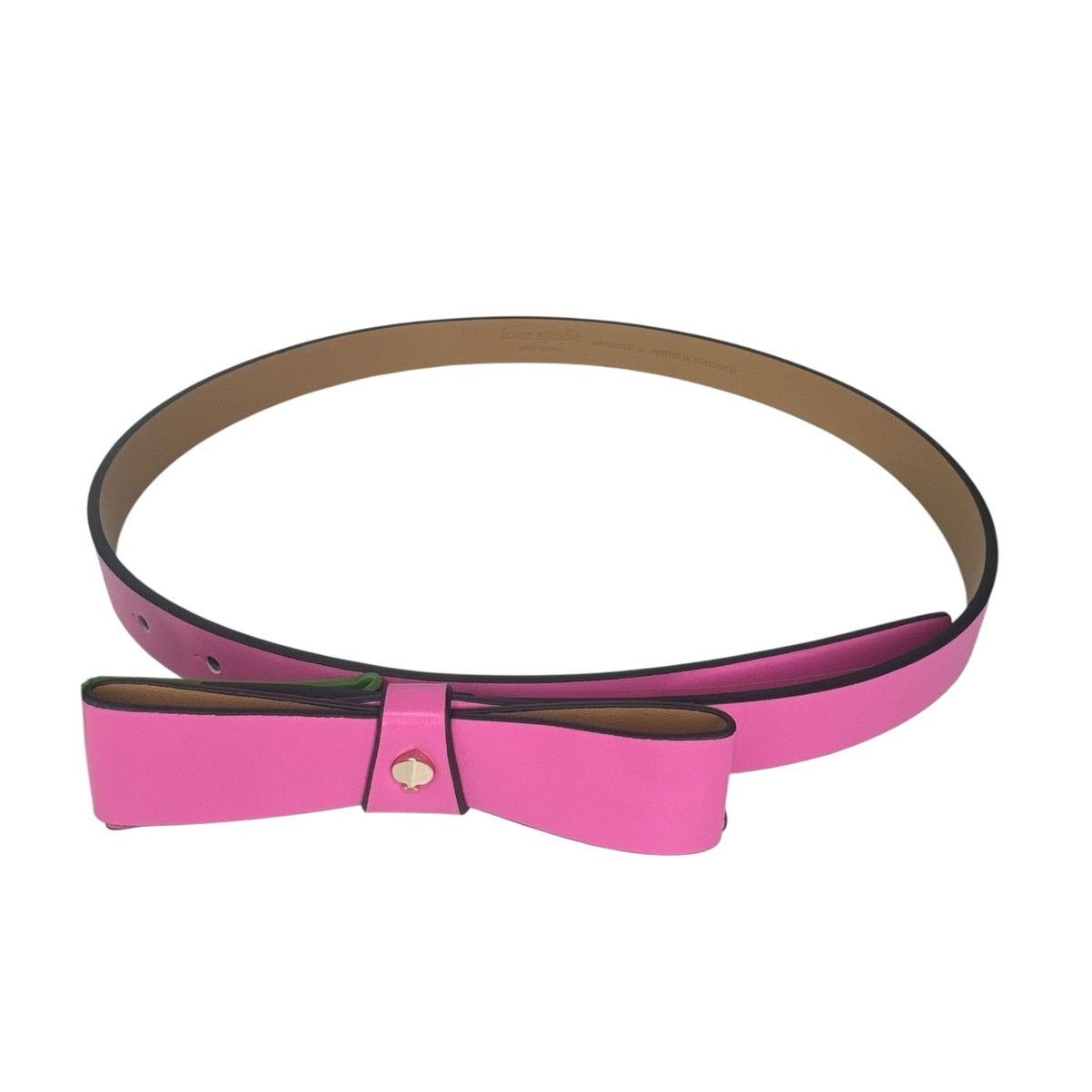 Kate Spade Kate Spade Bow Leather Belt in Pink X Large Size ONE SIZE - 2 Thumbnail