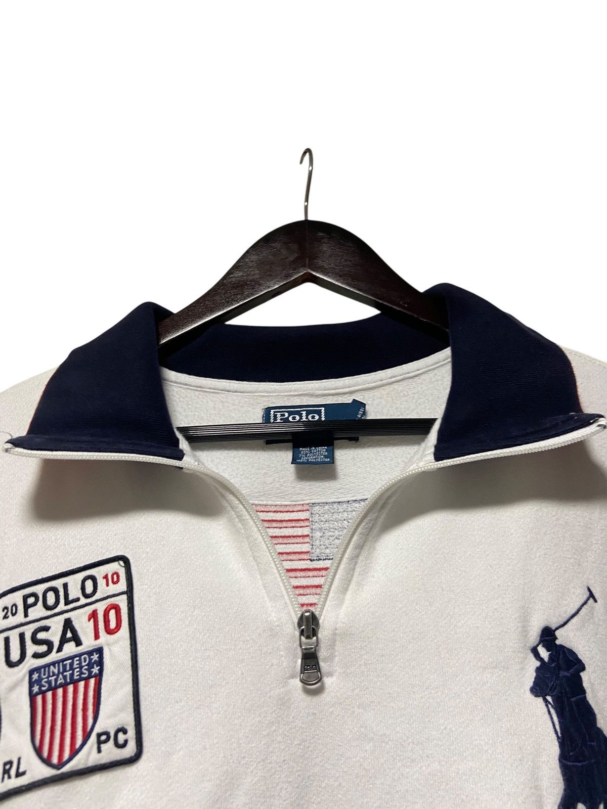 Polo Ralph Lauren × USA Olympics × Vintage Polo Ralph Lauren 2010 USA Olympics Men’s Size 2XL 1/4 Zip Size US XXL / EU 58 / 5 - 7 Thumbnail