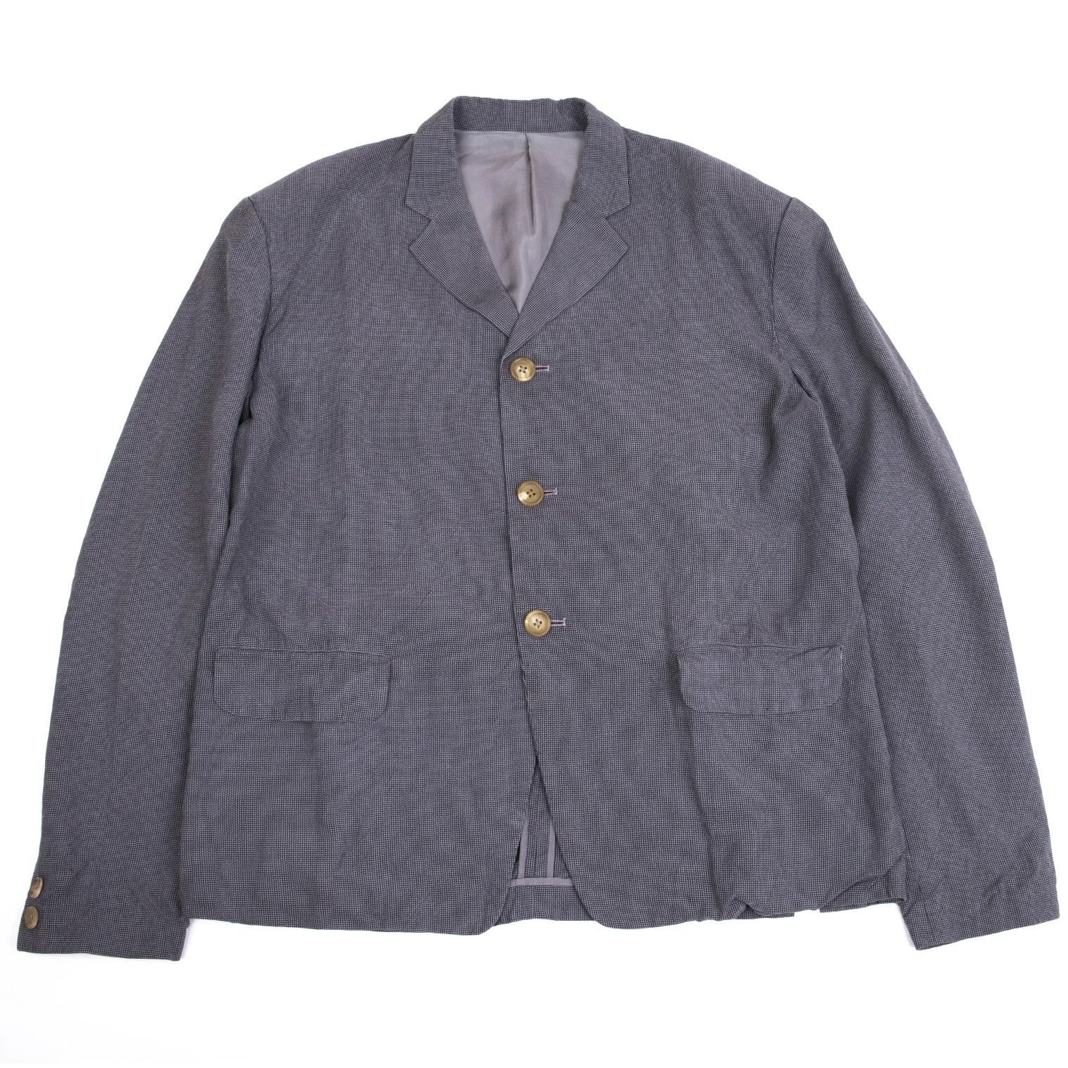 Yohji Yamamoto Yohji Yamamoto Design Woven 3B Jacket Purple M Size US M / EU 48-50 / 2 - 1 Thumbnail