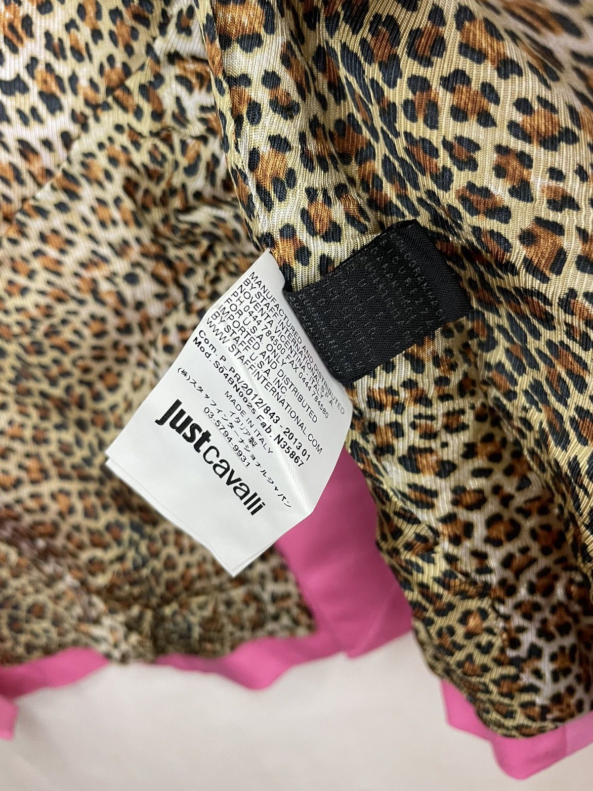 Just Cavalli × Roberto Cavalli Just Cavalli Pink / Leopard Blazer Size M / US 6-8 / IT 42-44 - 9 Thumbnail