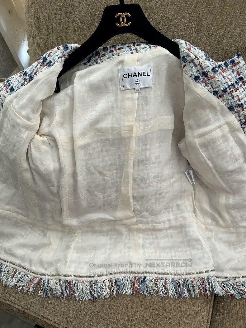 Chanel Chanel White coat Size S / US 4 / IT 40 - 3 Thumbnail