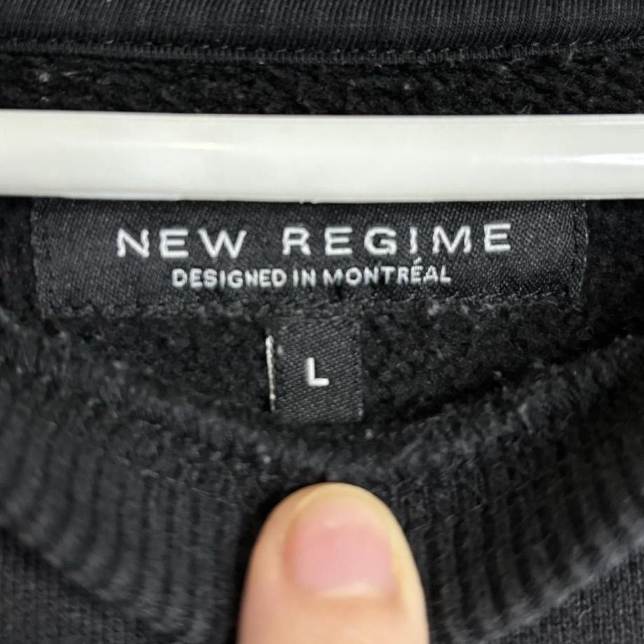 Atelier New Regime Atelier New Regime Black Boxy Spellout Sweatshirt Size US L / EU 52-54 / 3 - 4 Thumbnail