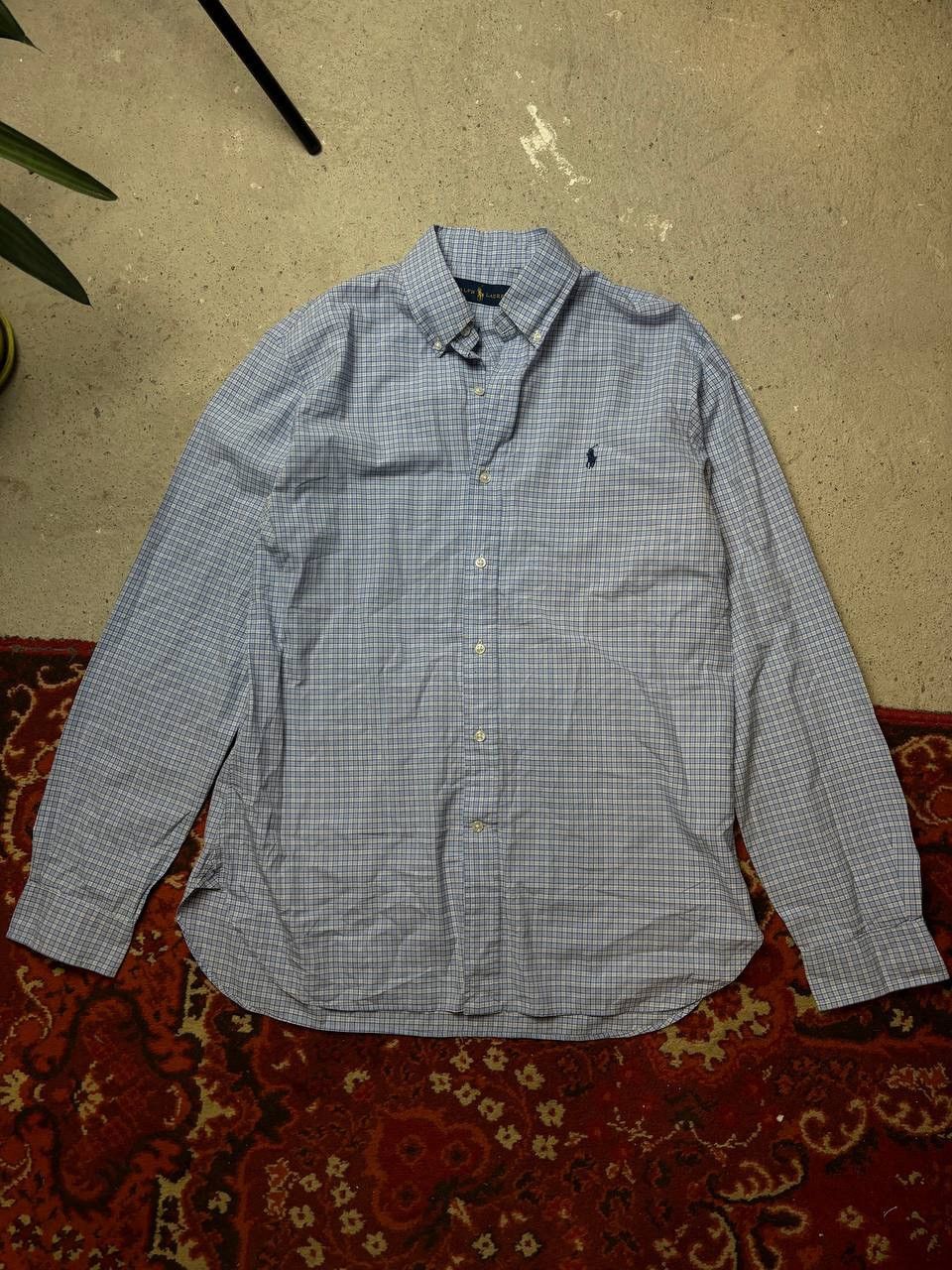 Polo Ralph Lauren × Vintage Vintage Y2K Polo Ralph Lauren Embroidered Mini Logo Shirt Size US L / EU 52-54 / 3 - 1 Thumbnail