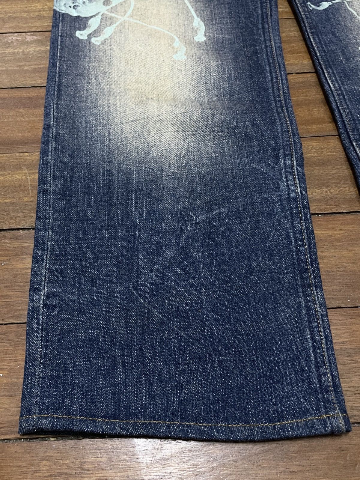 If Six Was Nine × Japanese Brand × Vintage Very Rare Vintage Japanese Brand Divine Sukajan Jeans 1990s Size US 30 / EU 46 - 5 Thumbnail
