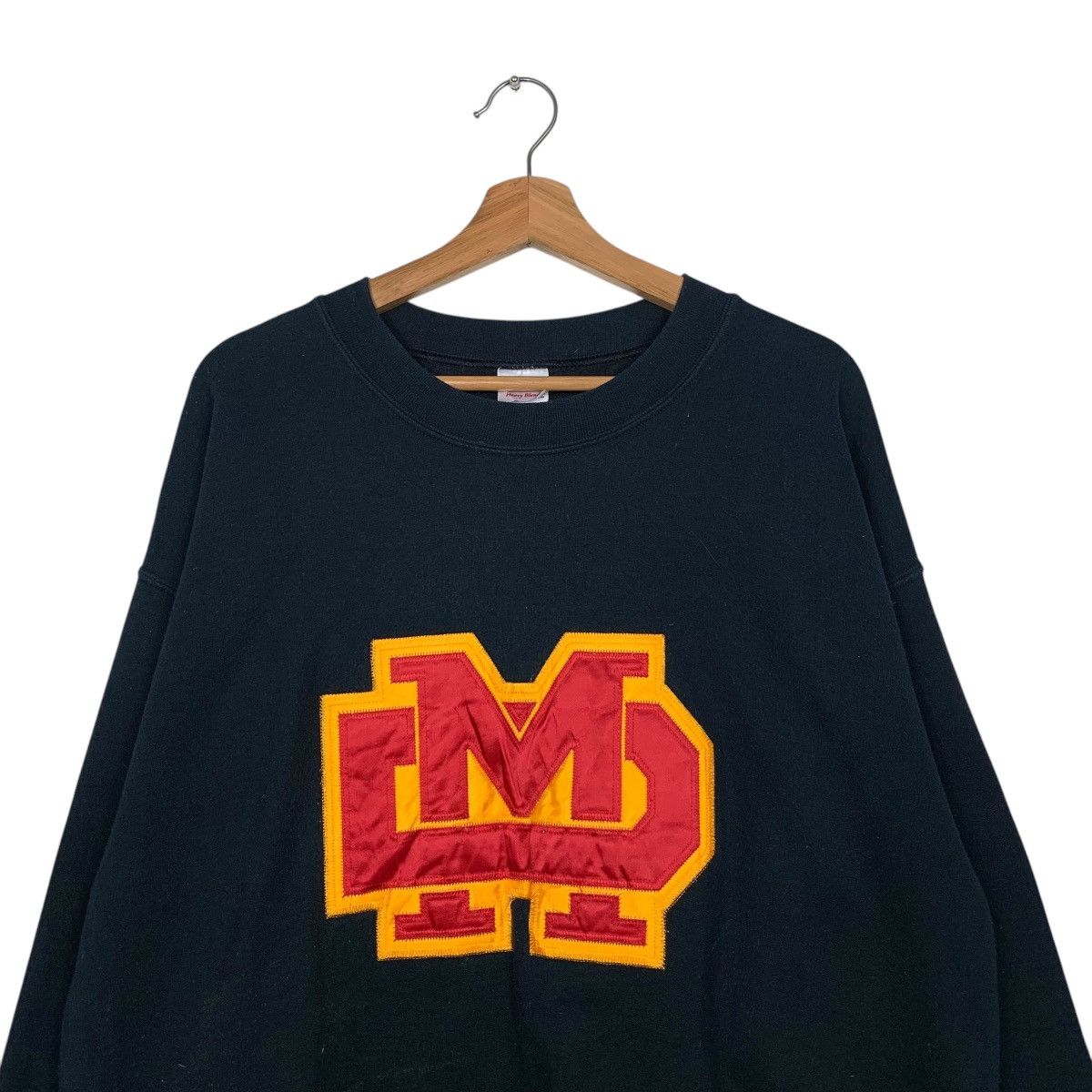 Gildan MATER DEI Big Logo Crewneck Sweatshirt #1713-C76 Size US L / EU 52-54 / 3 - 2 Thumbnail