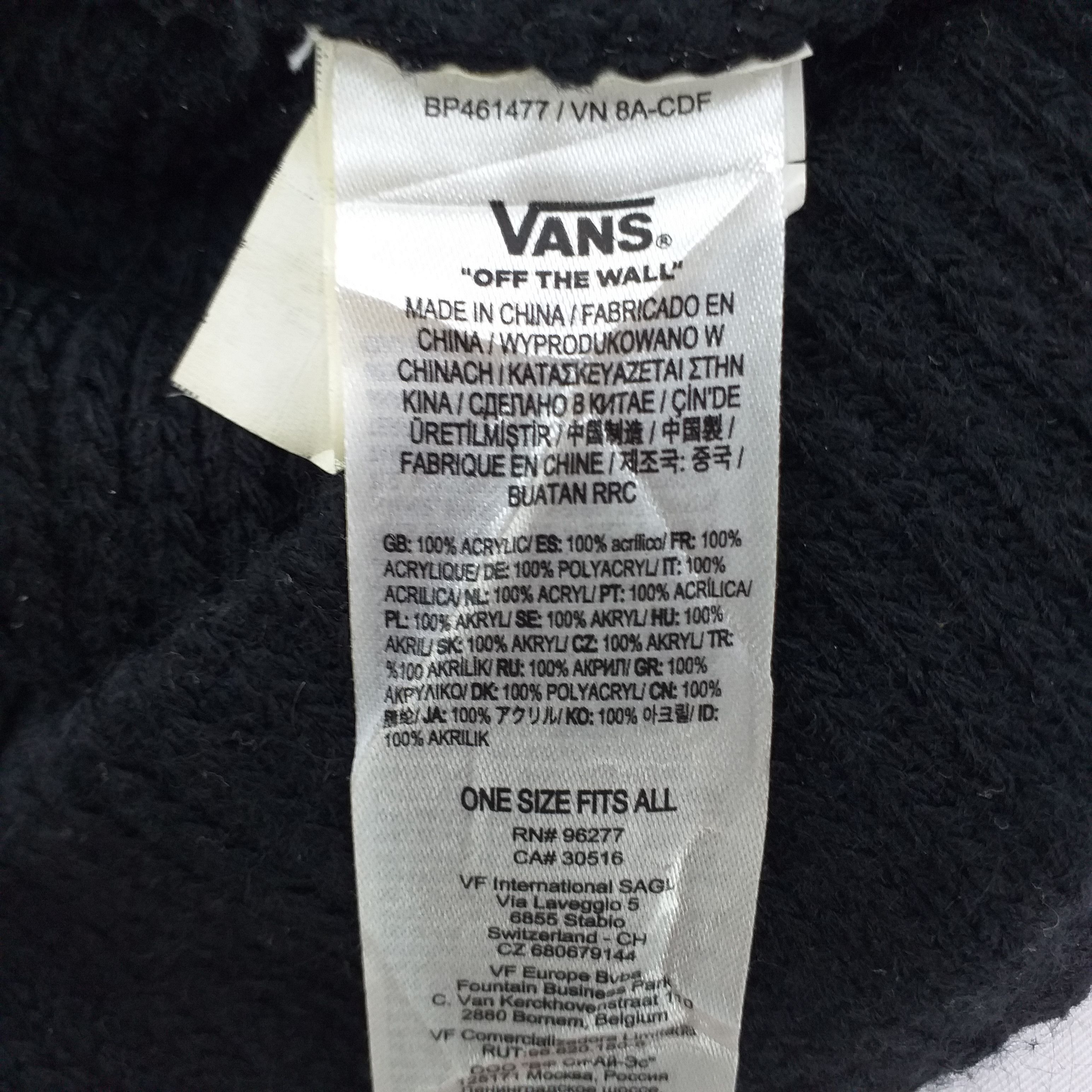 Vans Vans Plain Snow Cap Hat Beanie -BN059 Size ONE SIZE - 4 Thumbnail