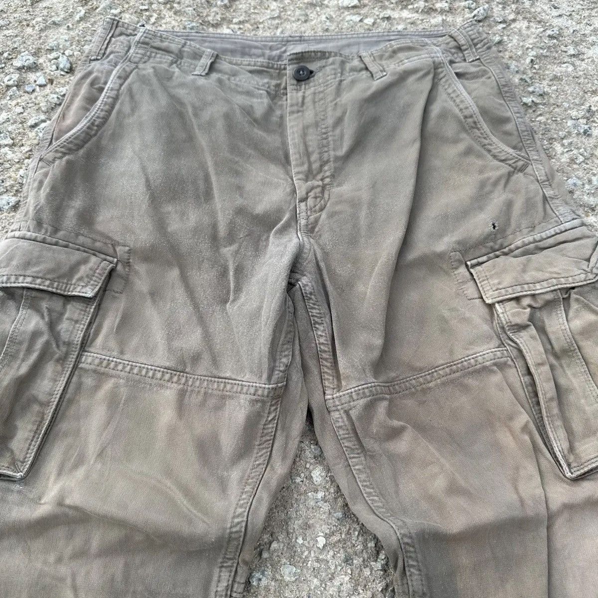 Jungles VINTAGE DOUBLEKNEE TACTICAL FADED UNIQLO JAPANESE CARGO PANT Size US 32 / EU 48 - 10 Thumbnail