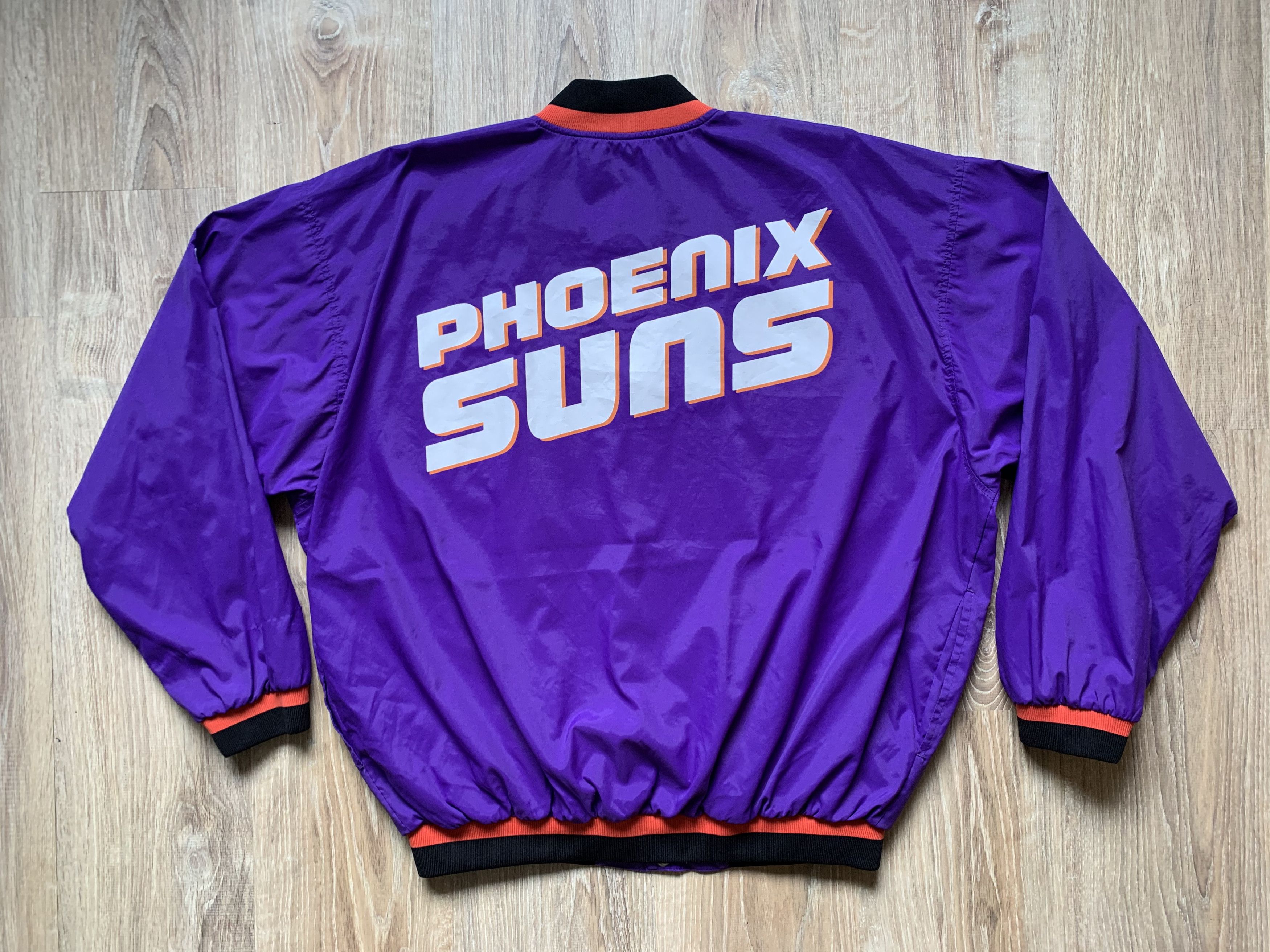Champion × NBA × Vintage Rare Original 90s NBA Phoenix Suns Coat Bomber Size US XL / EU 56 / 4 - 2 Thumbnail